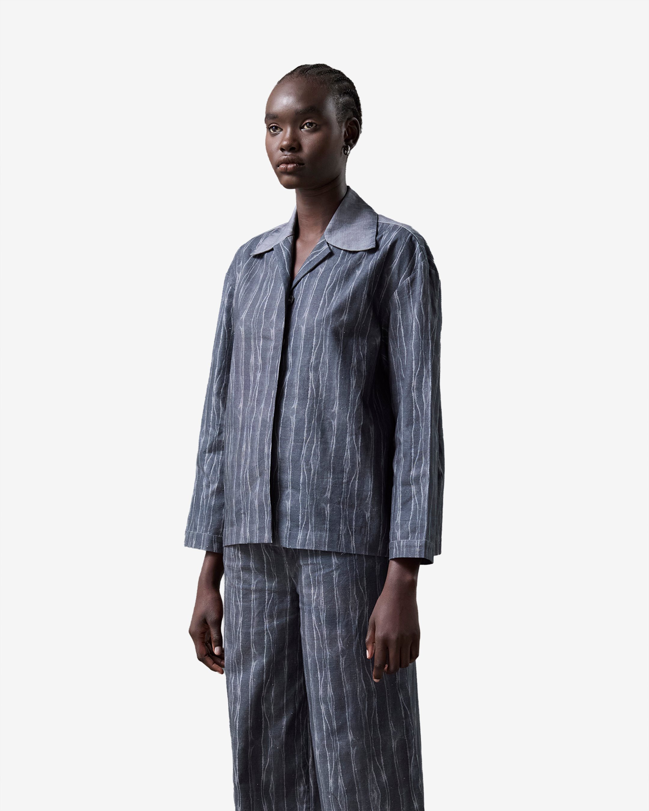 Slate Short Blazzer Shirt