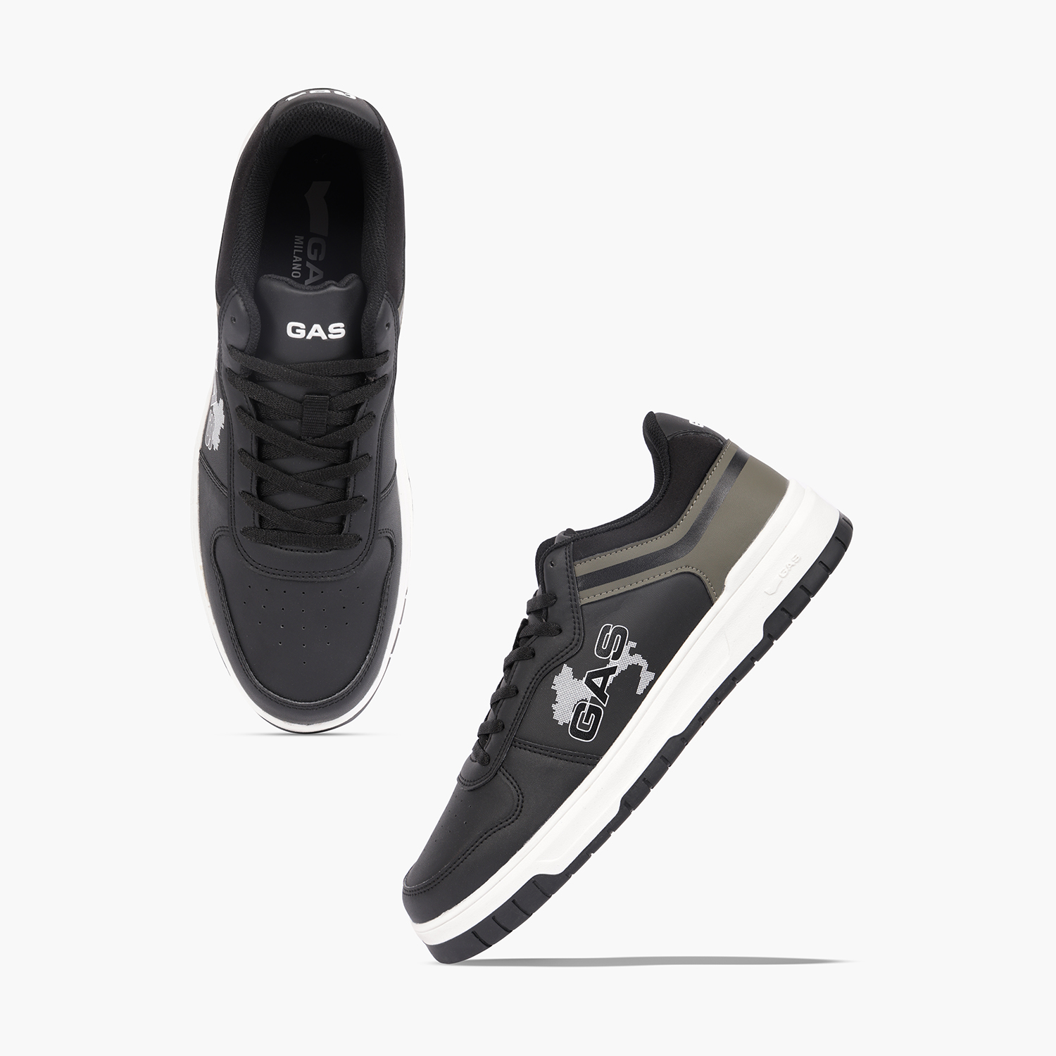 Men WarpMode Olive Black Sneakers