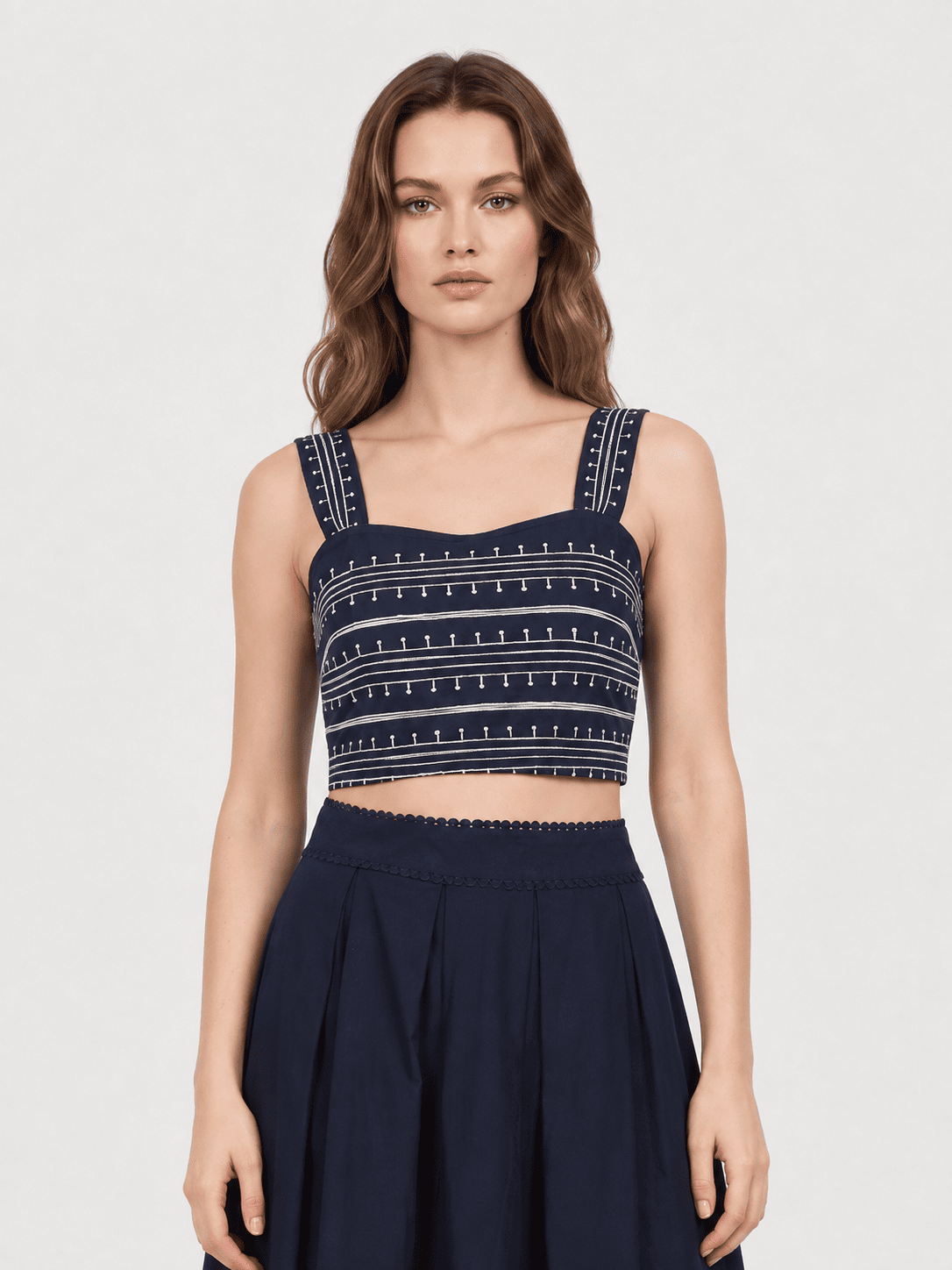Clyde blue top