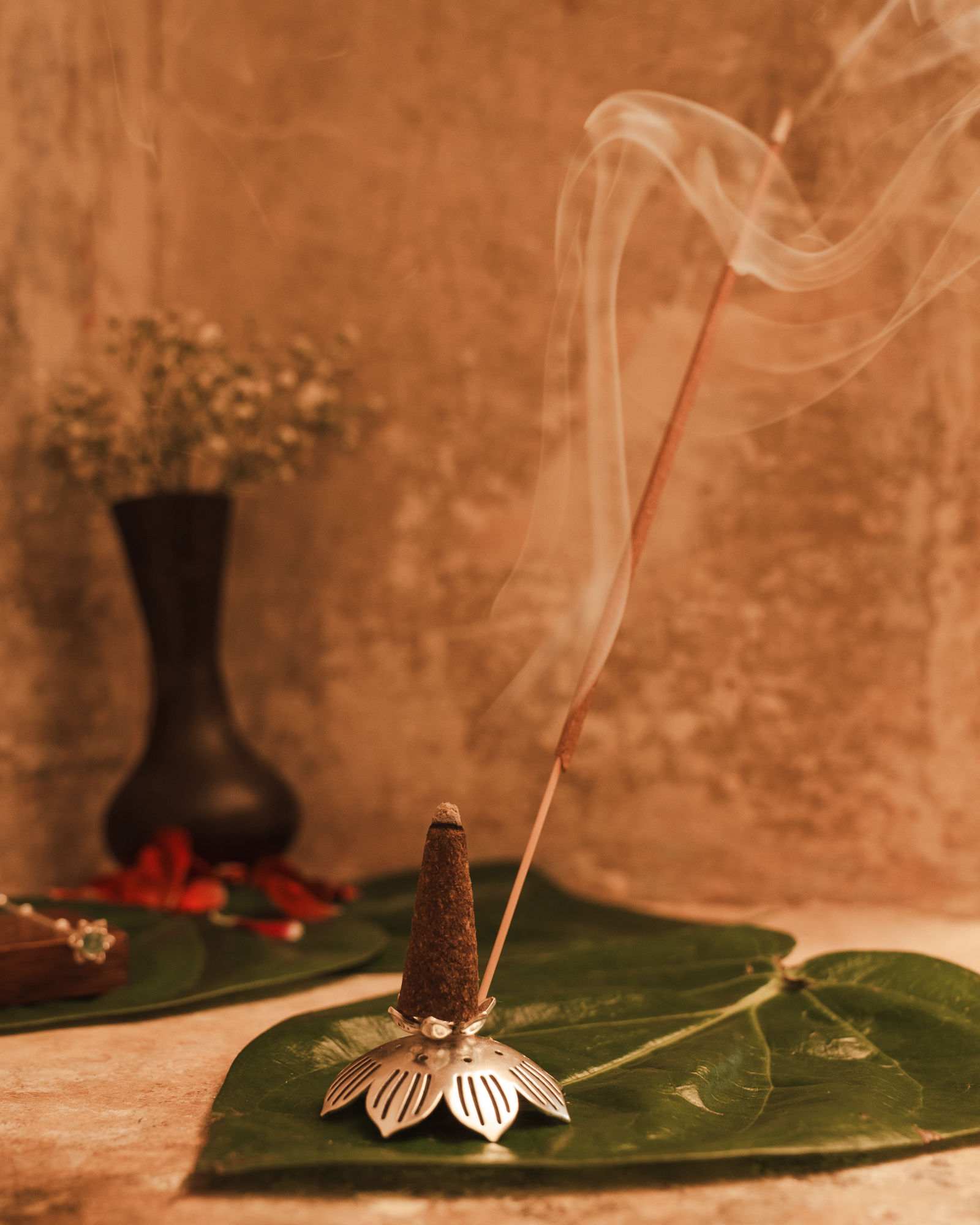 92.5 Silver Kamal Agarbatti Dhoop Stand