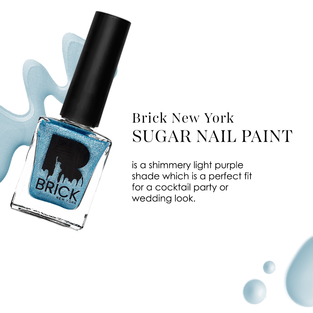 Brick New York | Brick New York Sugar Nails Charming Cyan 12 5