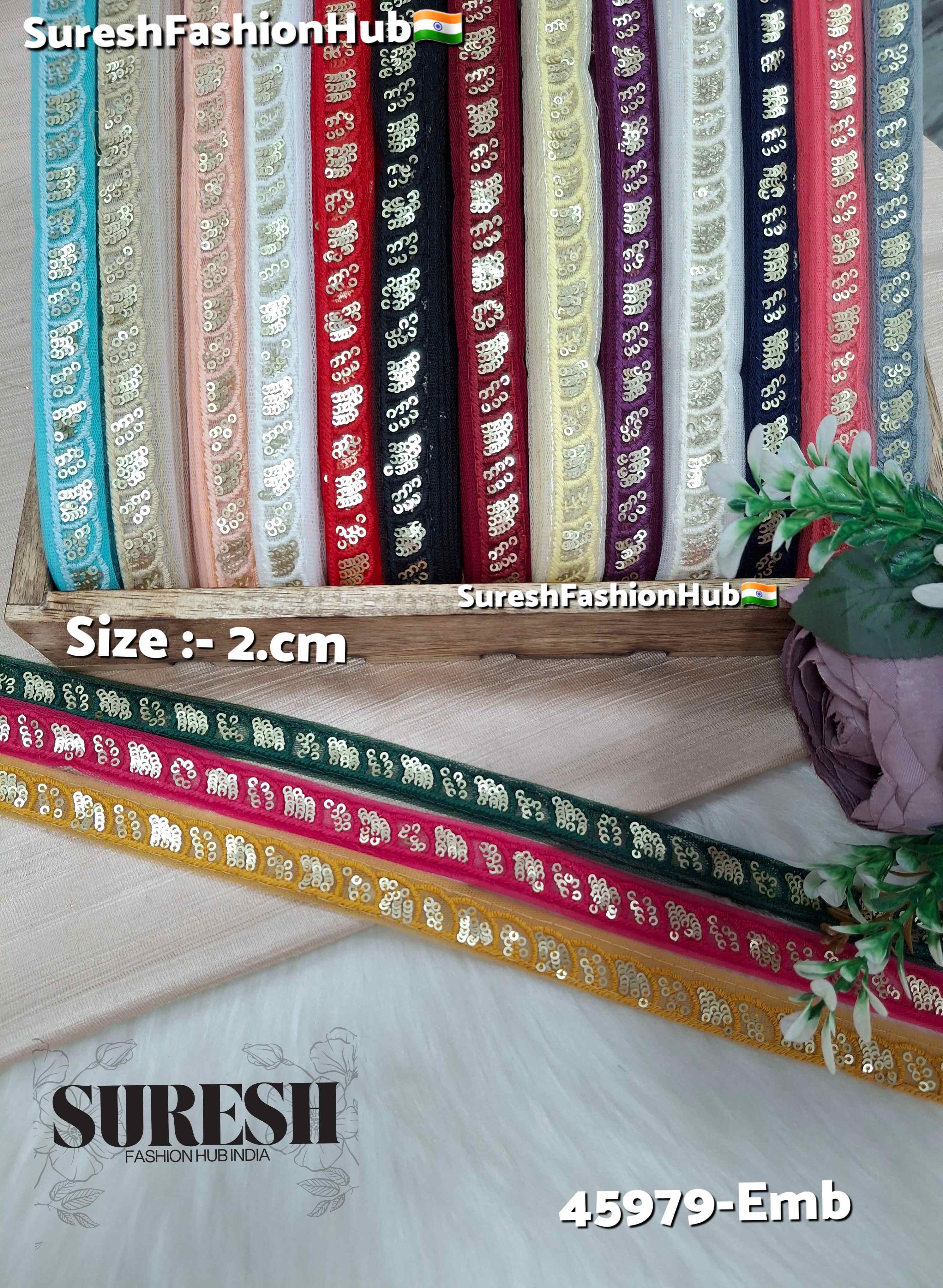 Red Tone-on-Tone Net Embroidery Lace