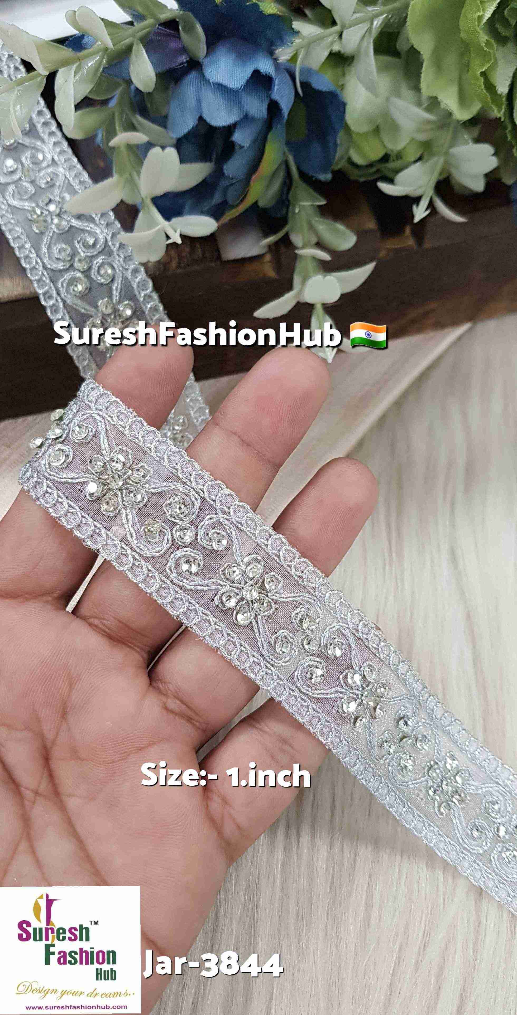 Silver Elegance Stone Lace