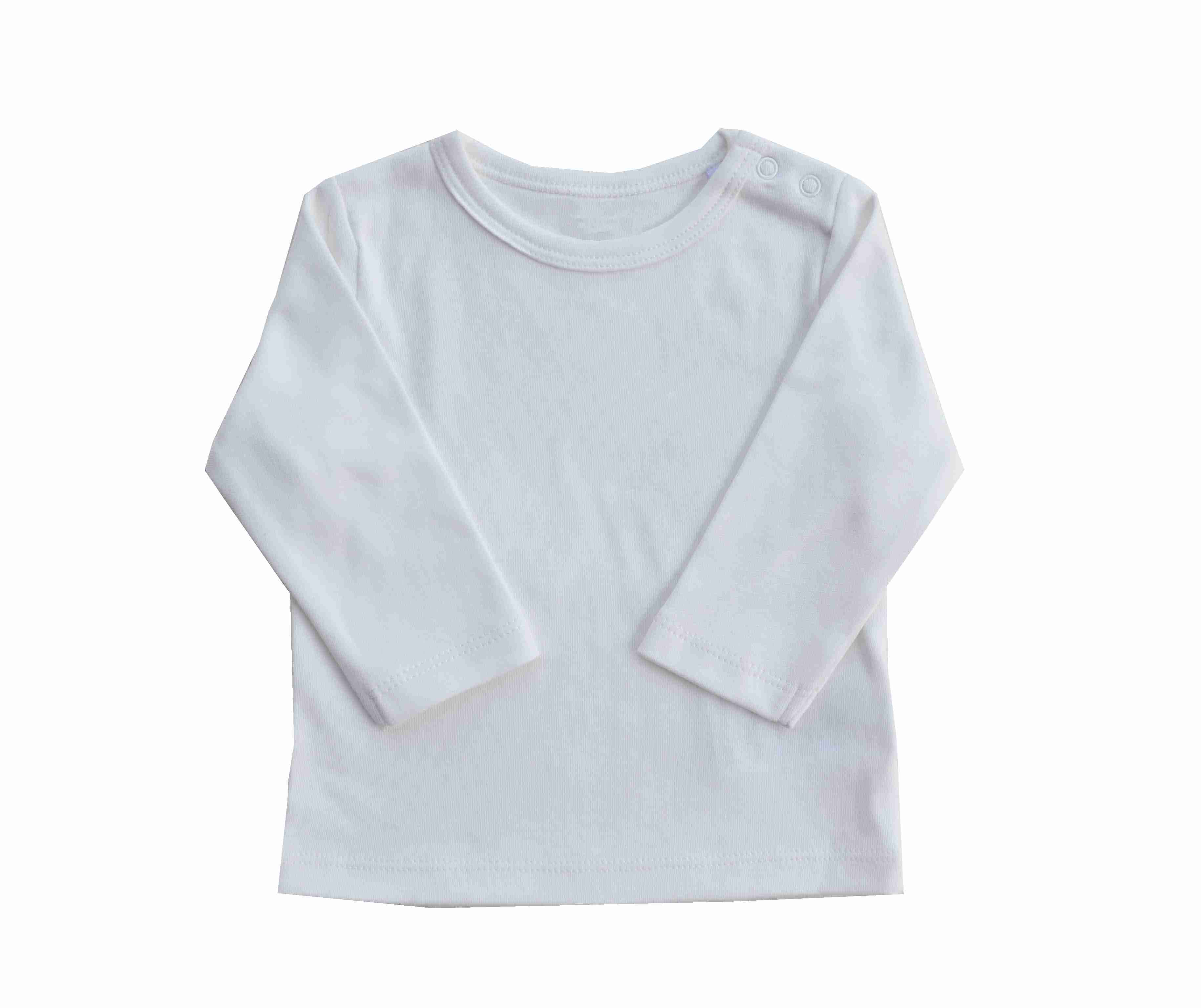 Baby's Top with full sleeves;Color-White