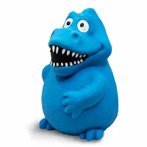 Barkbutler Fofos Latex Bi Dinosaur Squeaky Toy for Dogs