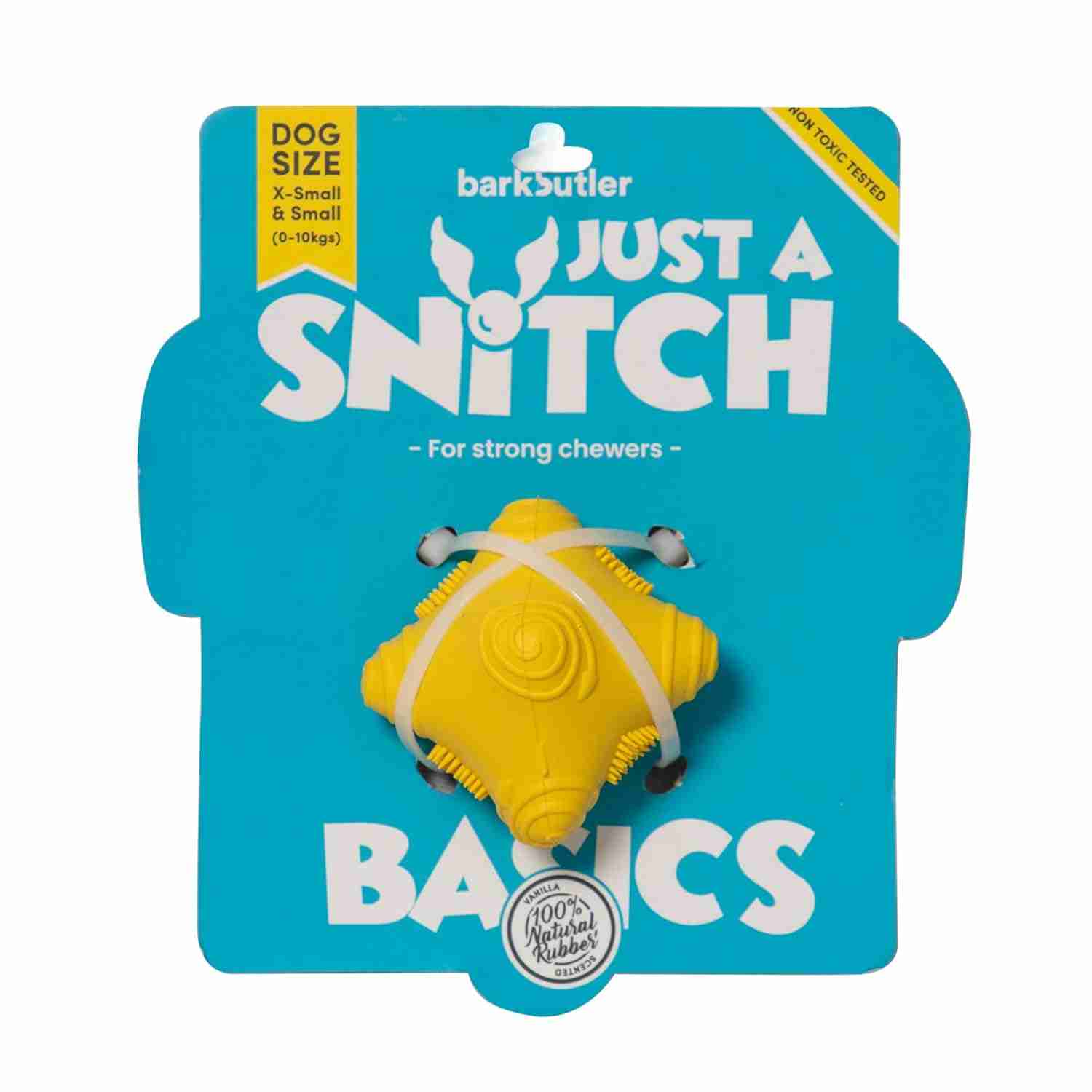 Barkbutler | Barkbutler Just A Snitch Yellow (5x4.5x4.3 cm) Toy for Dogs