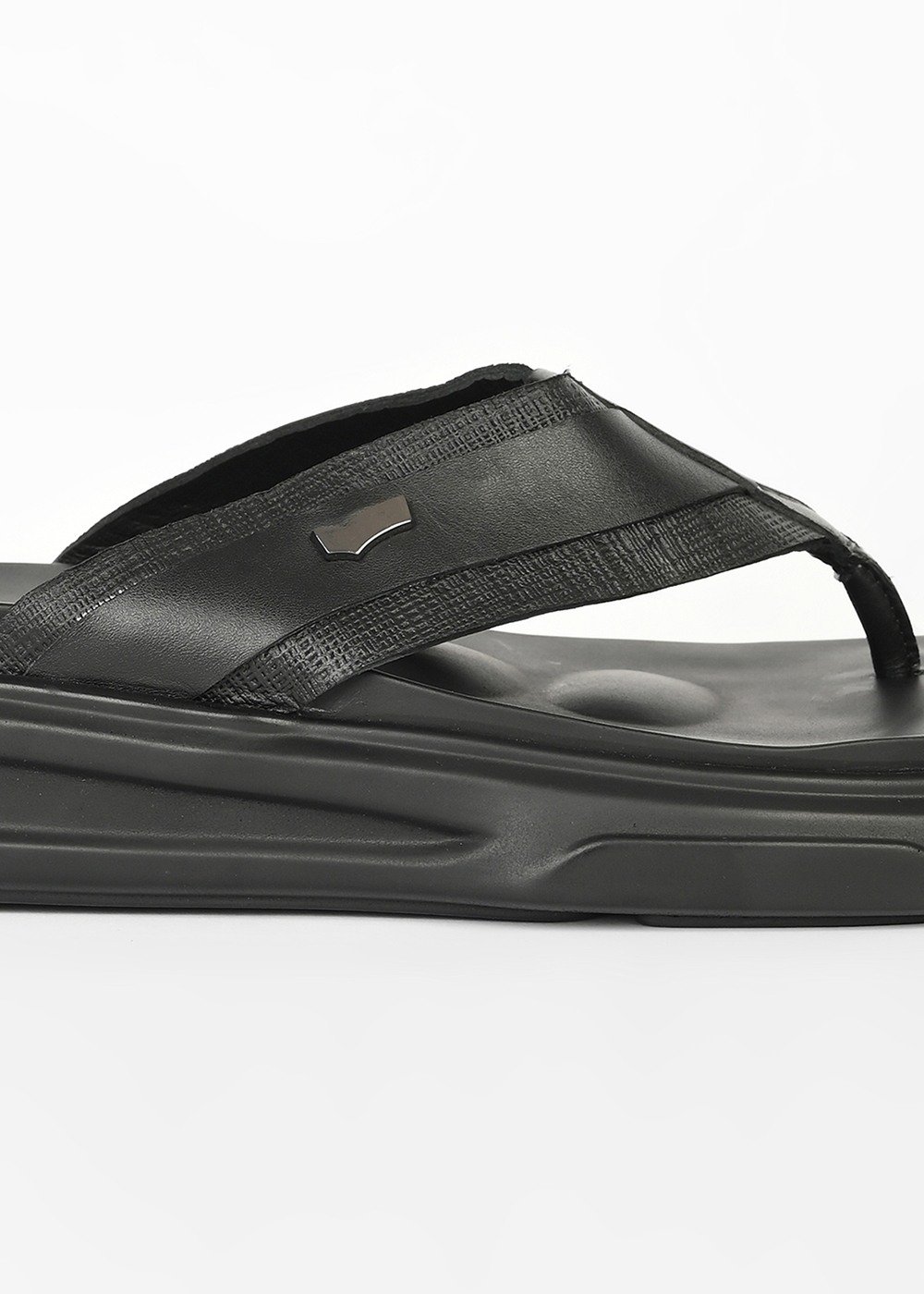 Men Black Mare Chappals
