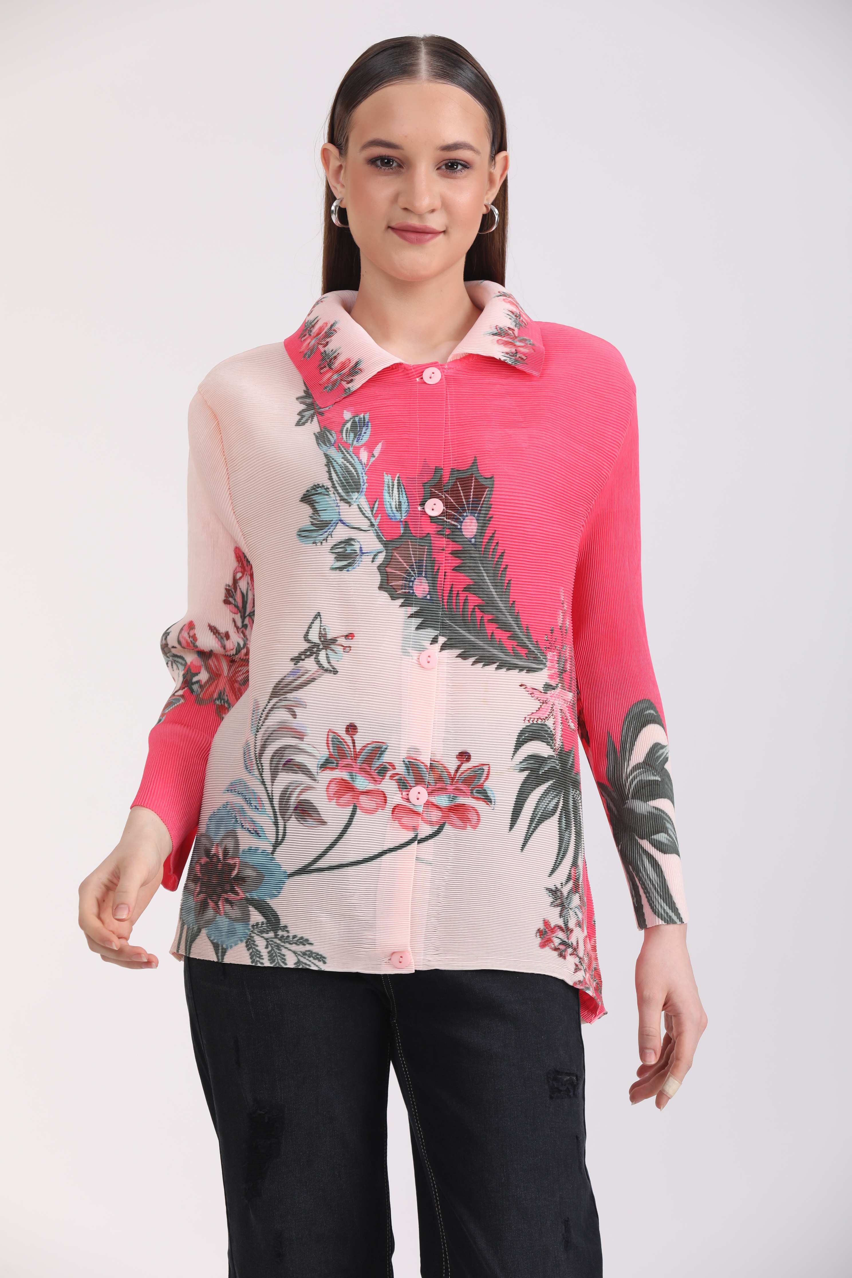 Albion Women Multi Blouson Top
