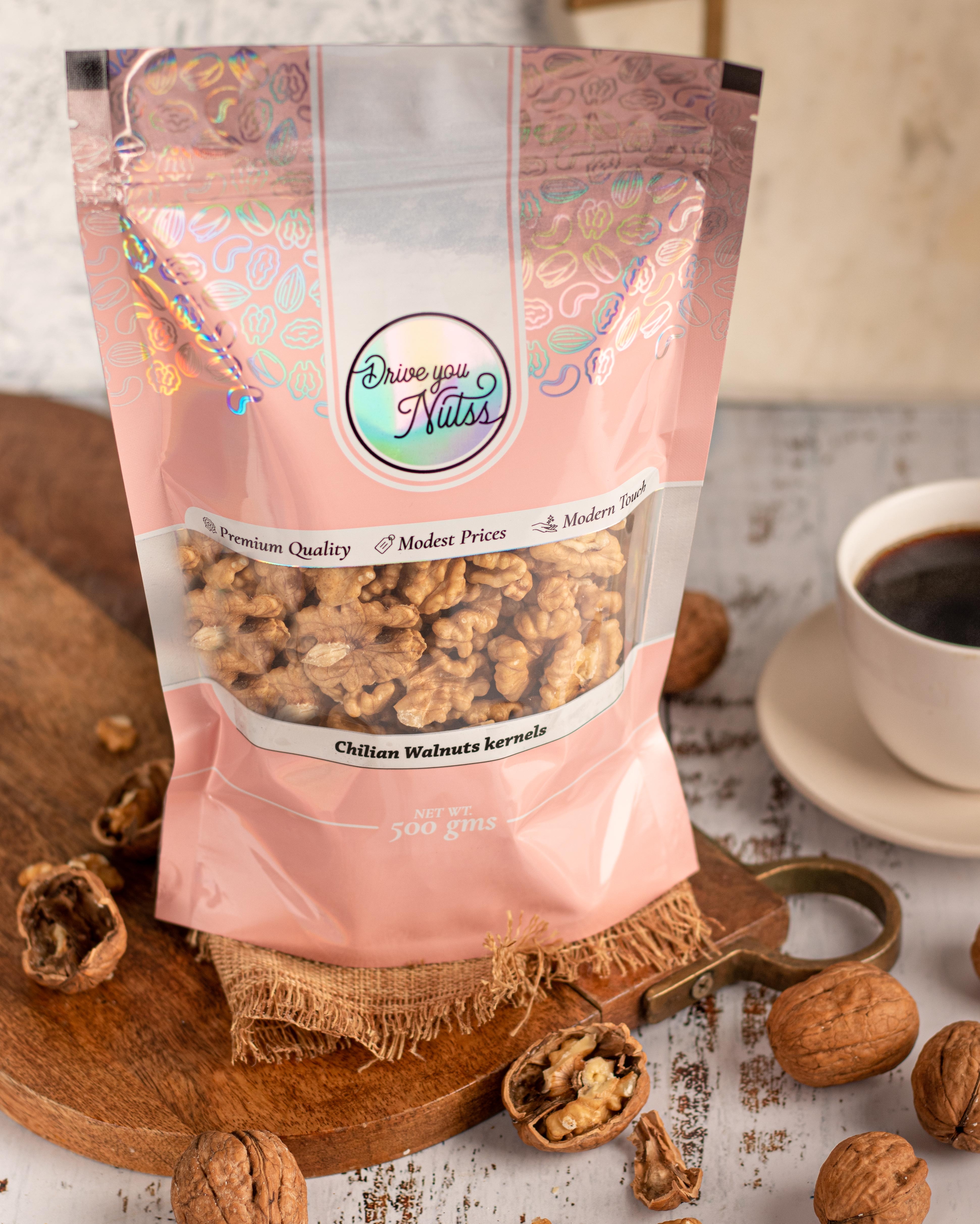 Drive You Nutss | Chilian Walnuts Kernels (250 Gms) undefined