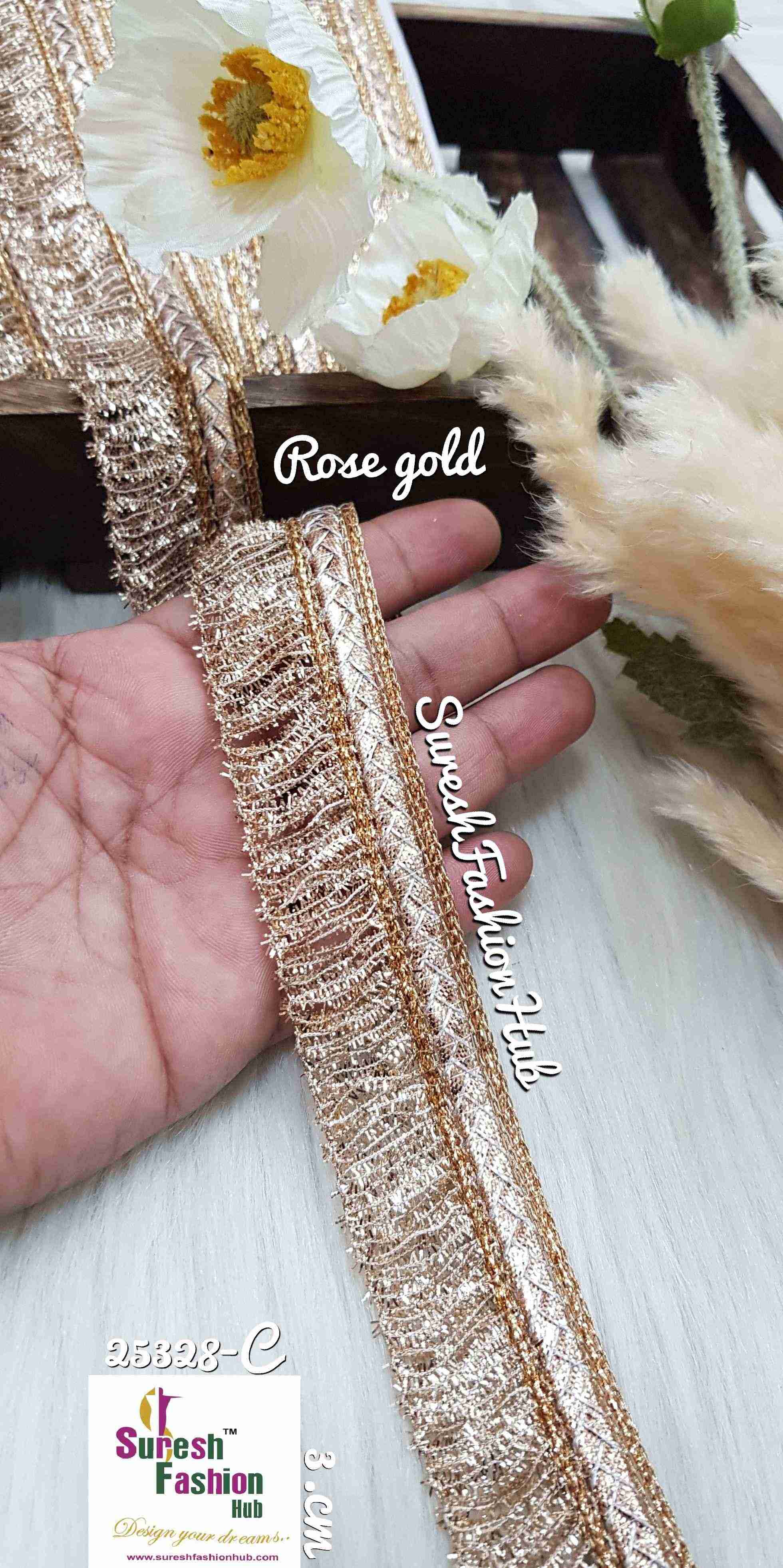 Rose Gold Fringe Versatility