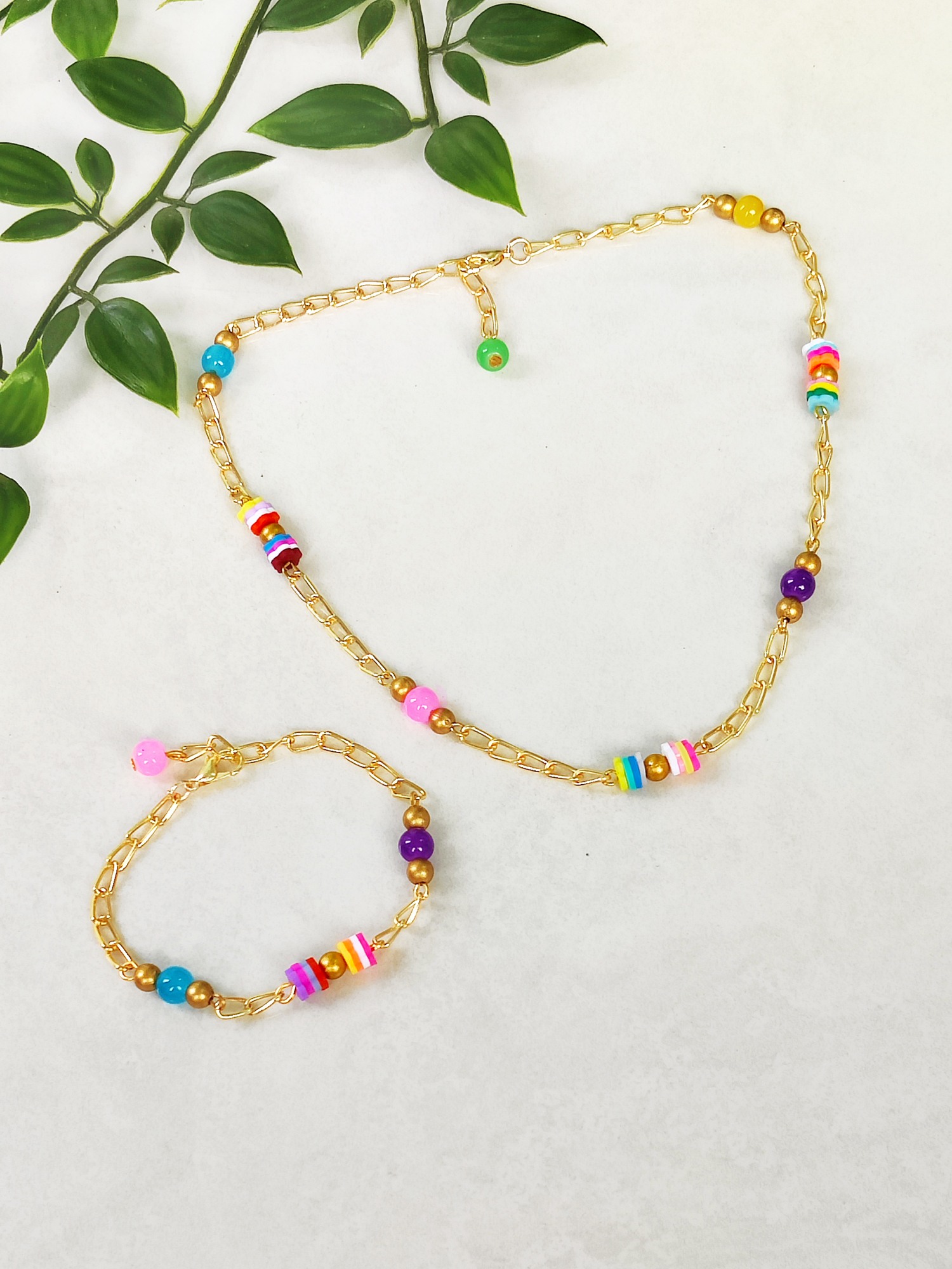 High Finished Multi Colour Beads Necklace