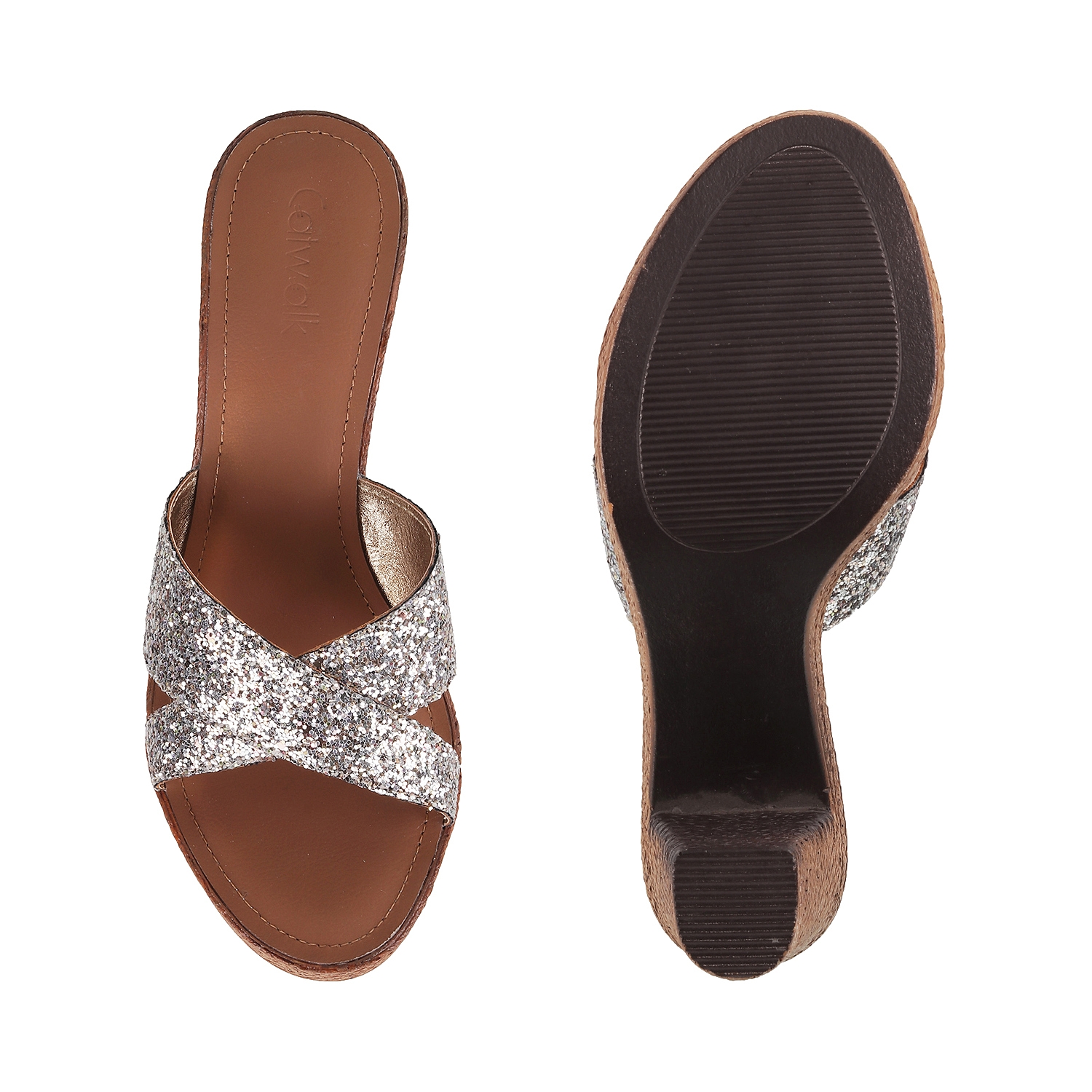 CATWALK | Textured Open toe heels