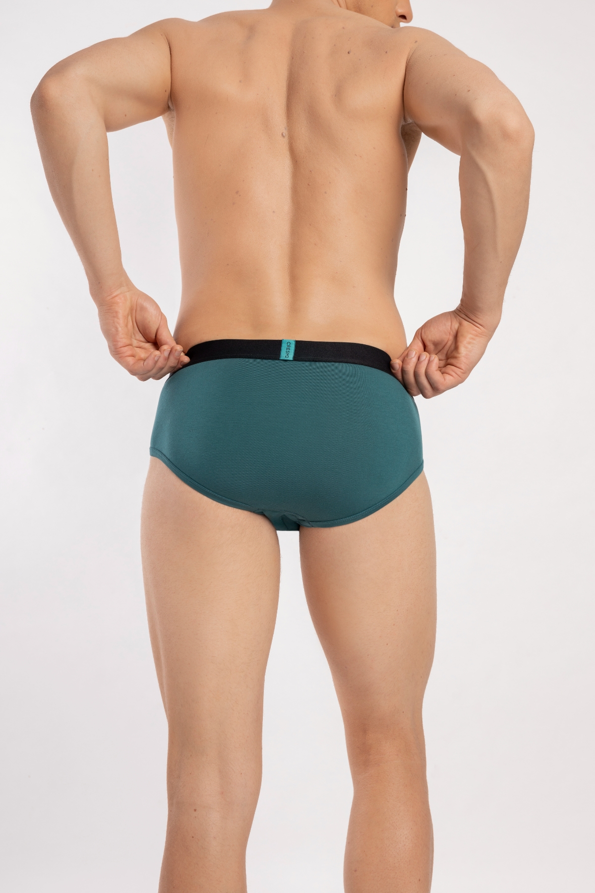 CRESMO | CRESMO Men's Luxury Anti-Microbial Micro Modal Underwear Breathable Ultra Soft Comfort Lightweight Brief 4