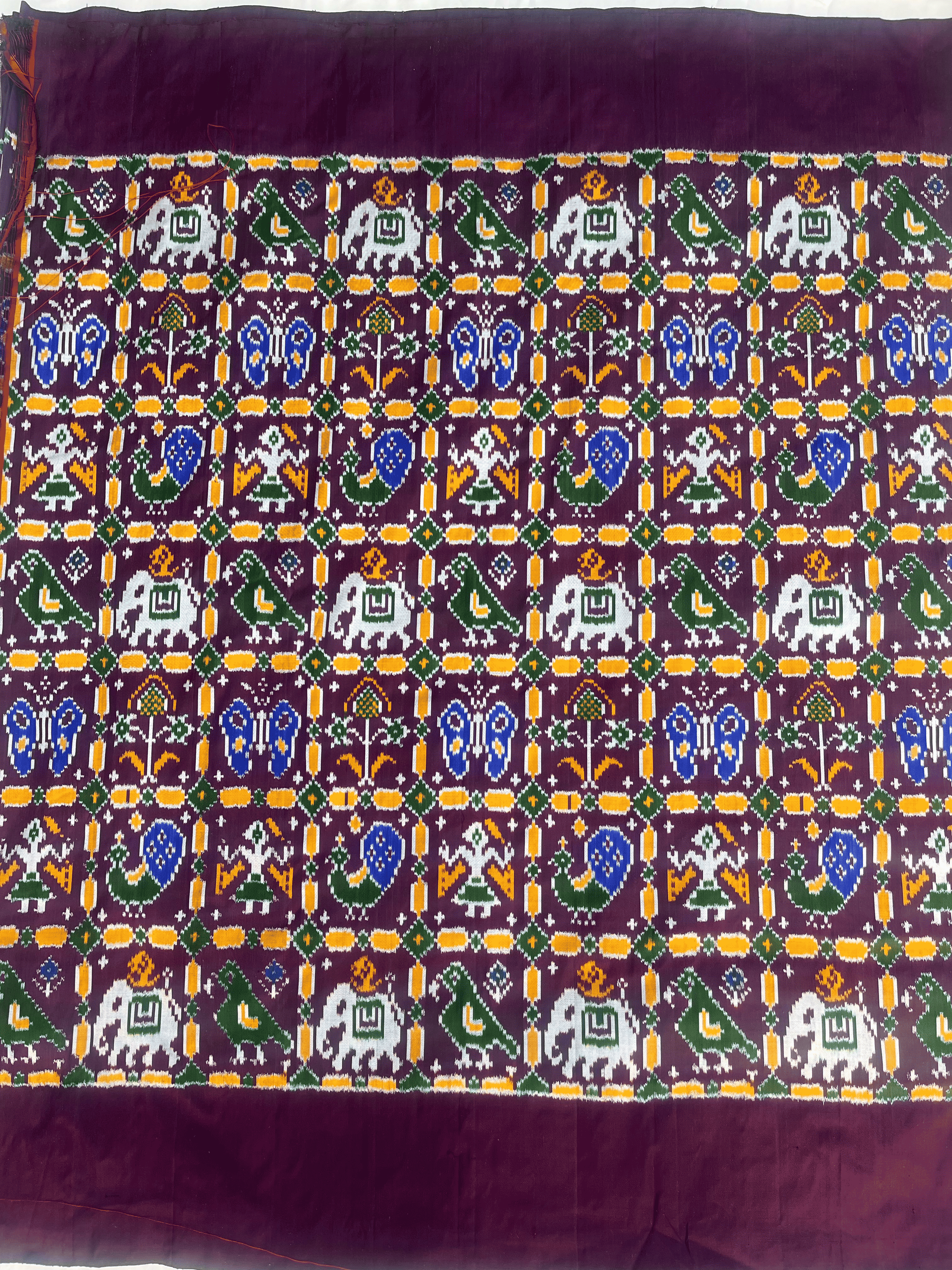 Patola 6 Motif Silk Ikat Fabric
