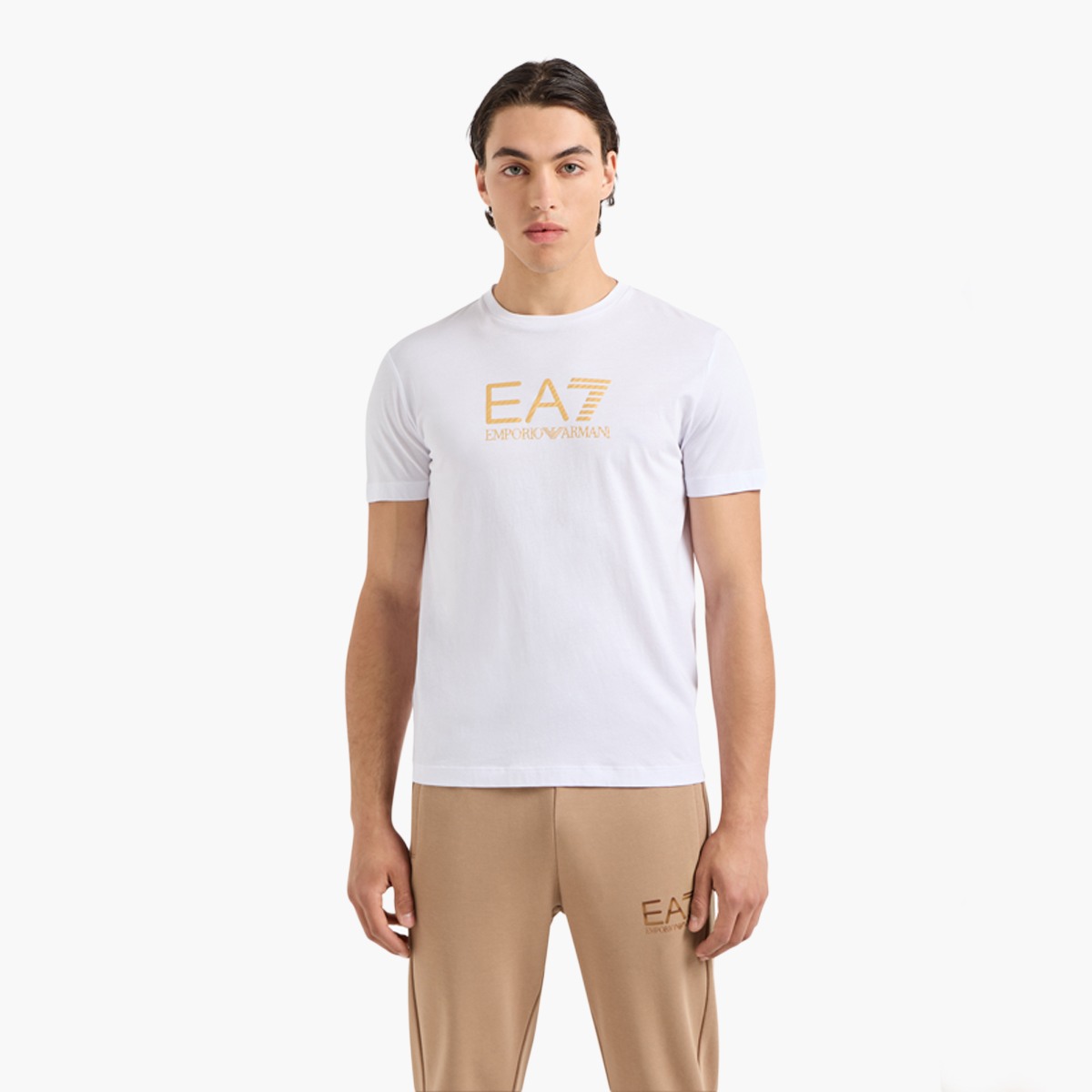 Regular Fit Gold Label Cotton Crewneck Short Sleeve T-Shirt