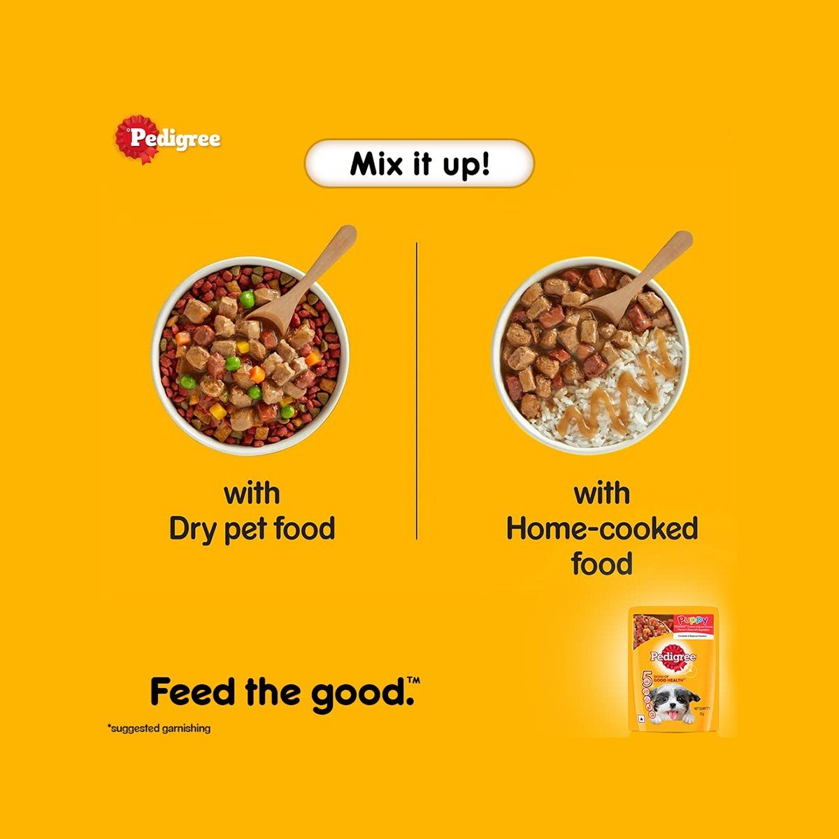 Pedigree Puppy Chicken & Liver Chunks Wet Puppy Food - 70g