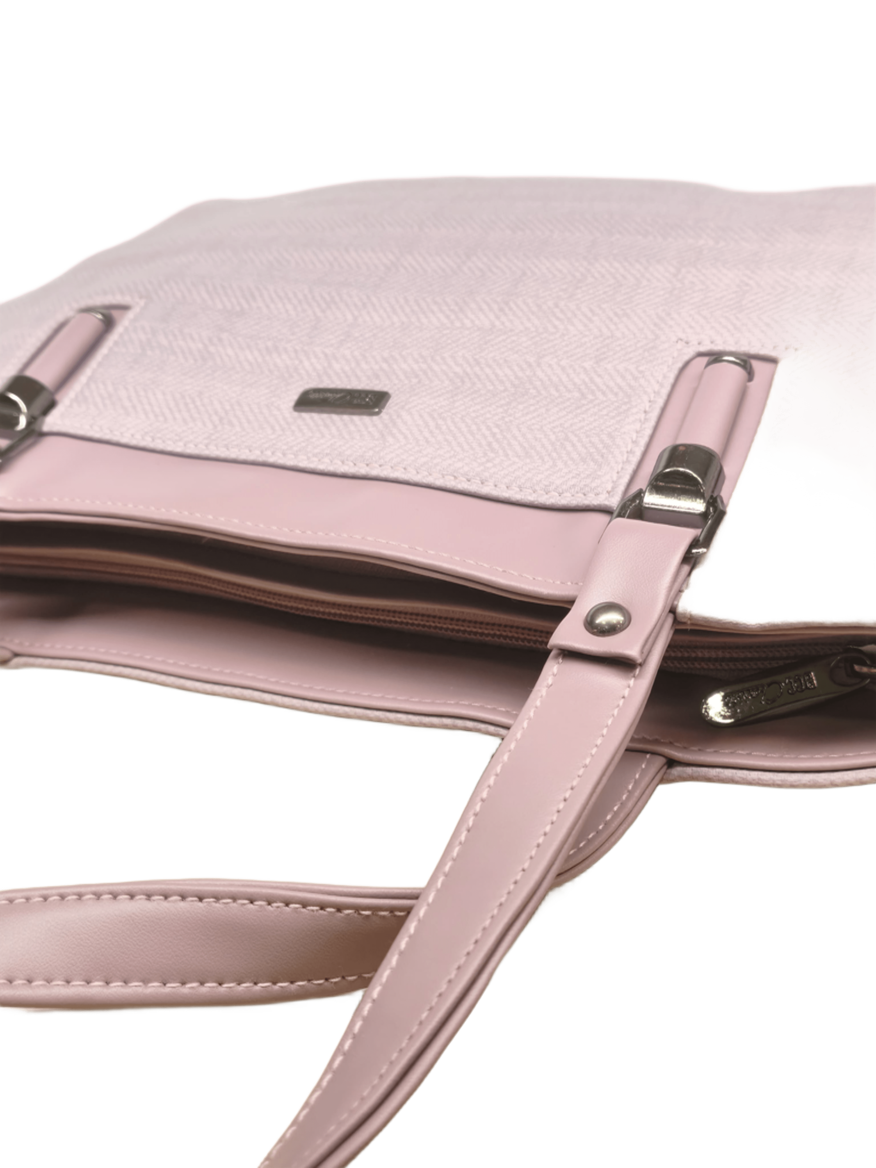 Bengal Classic Co Women's Textured Mauve Tote Handbag