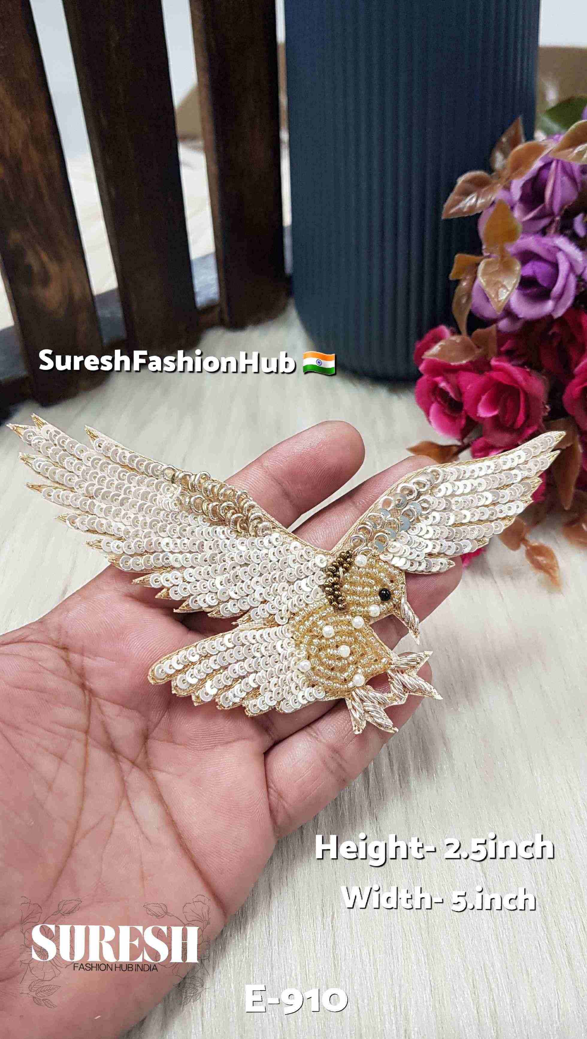 Light Beige Right Flying Eagle – E-910
