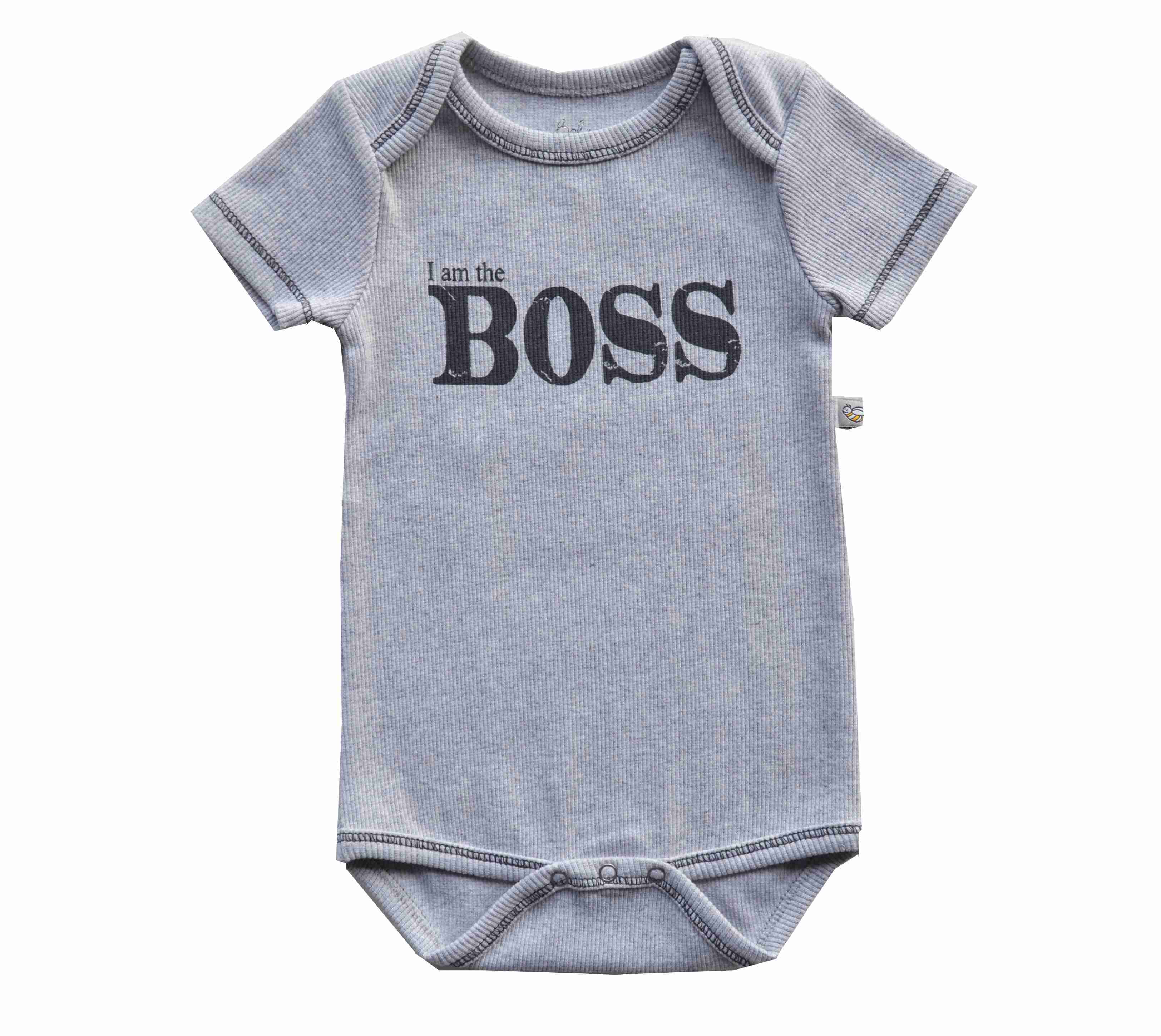 Baby's Grey Romper/Onesie