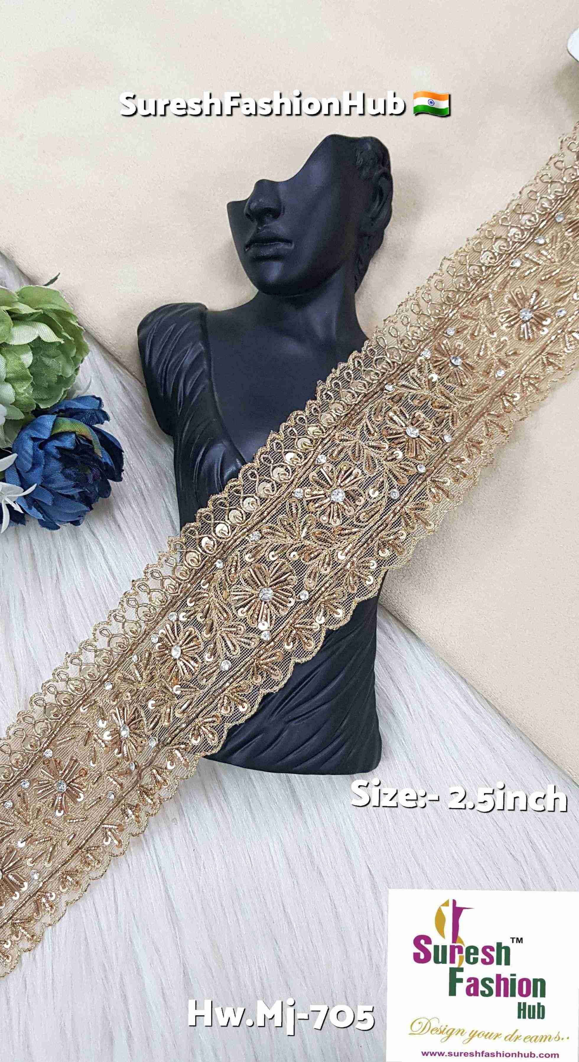 Matt Handmade-Sided Scallop Cutwork Lace