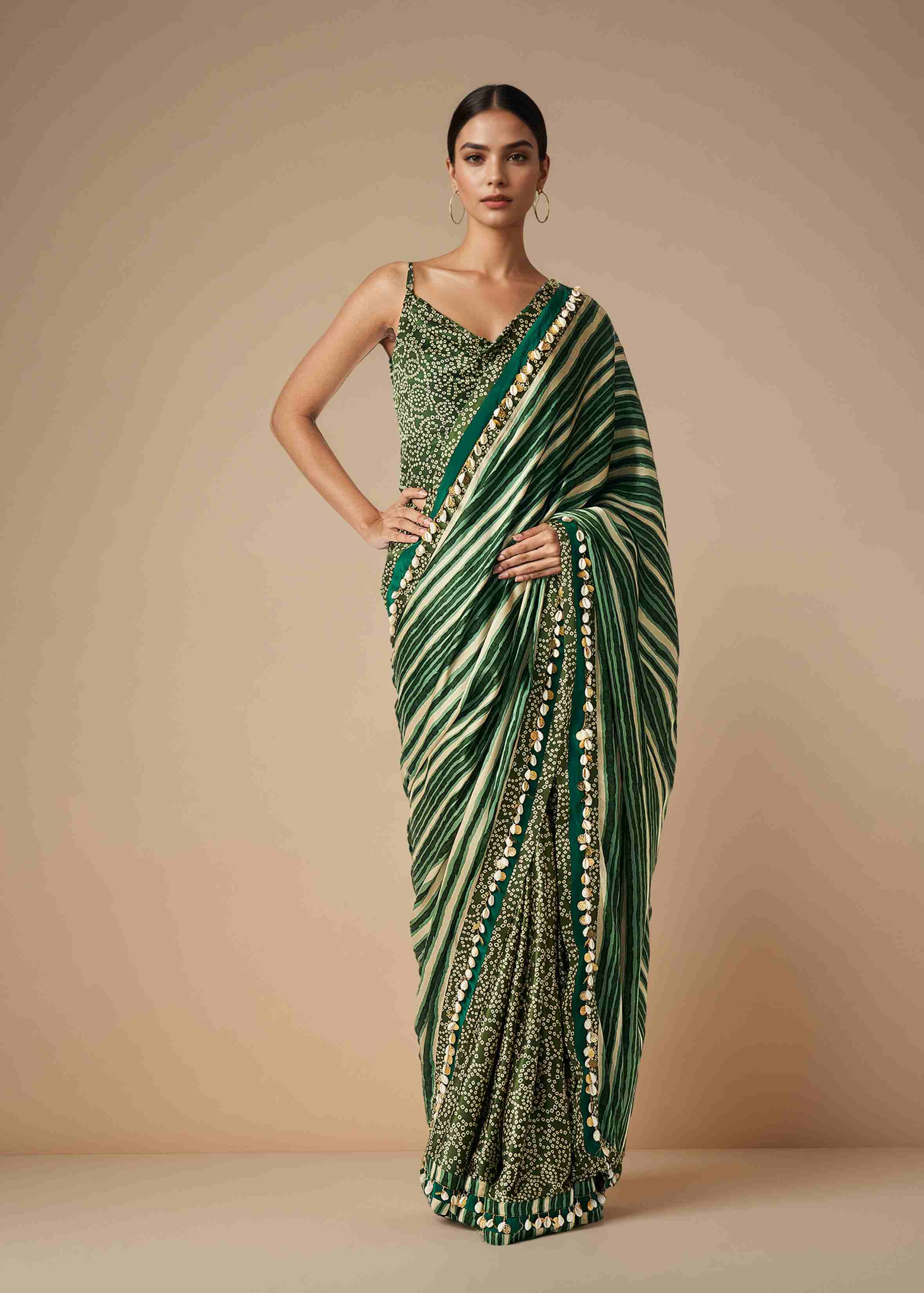 Olive Saree