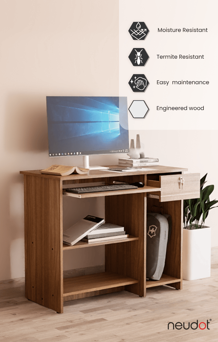 Bingo Study Table - Leon Teak