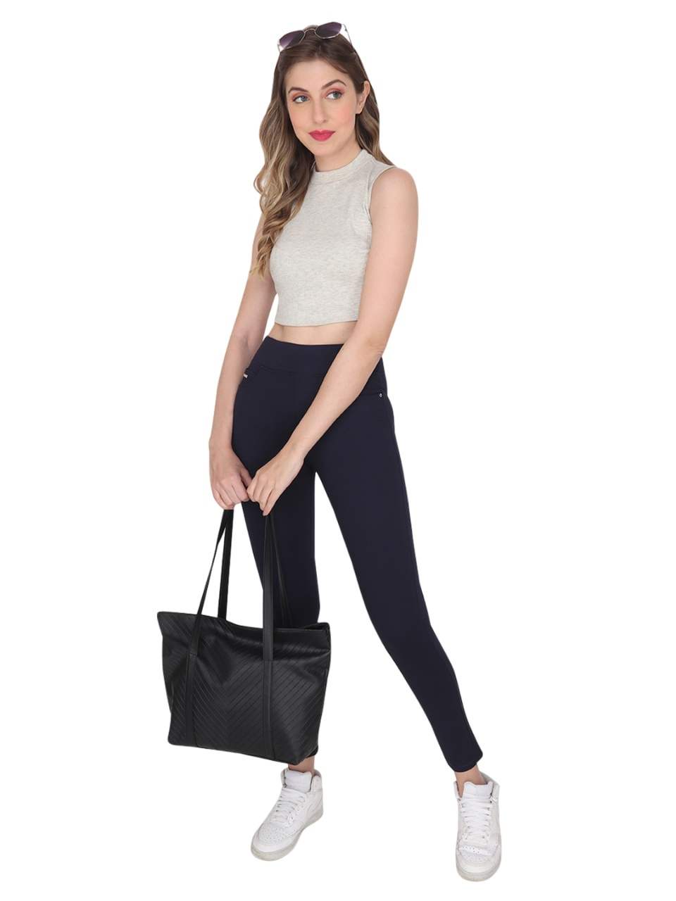 ALBION LADIES NAVY LOTUS JAGGING*