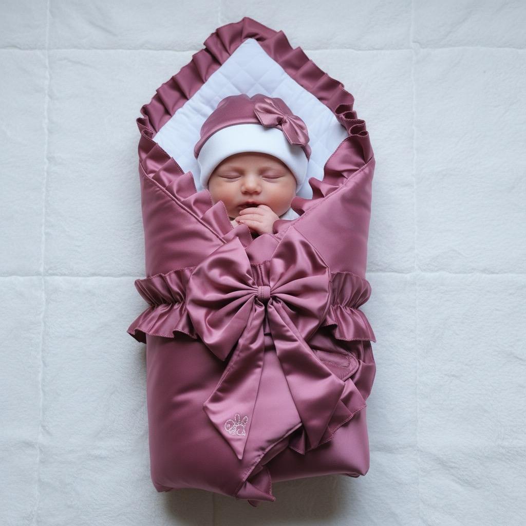 Dusky Rose Hug Baby Drape