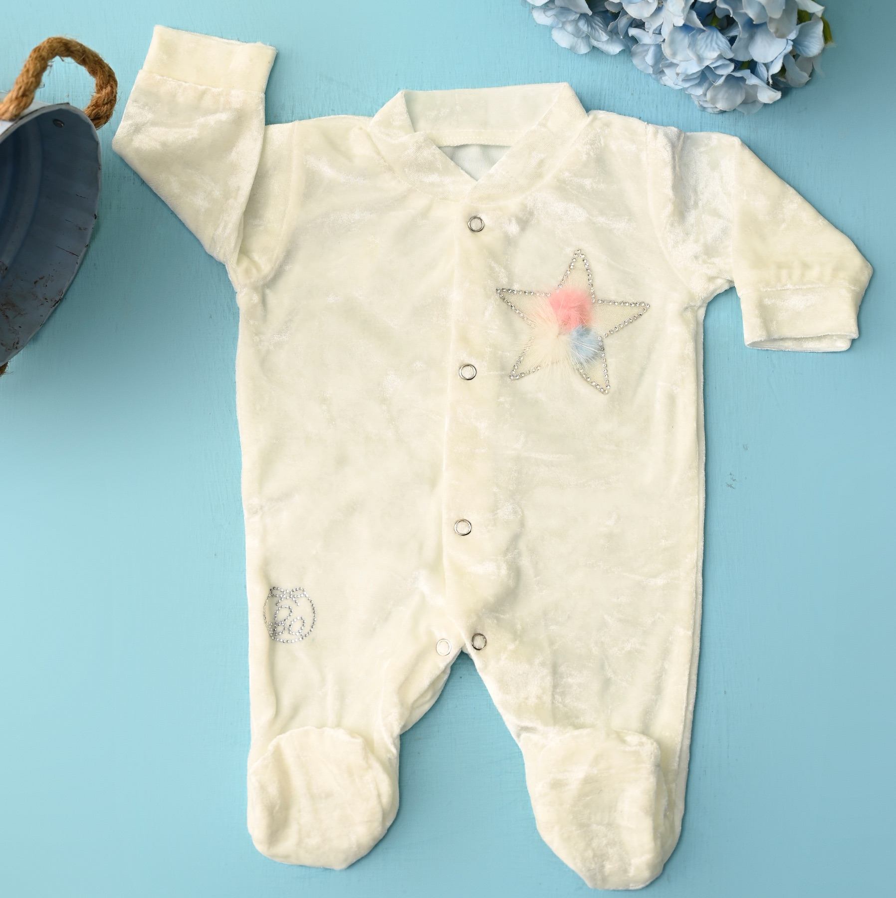 Milky Star Romper