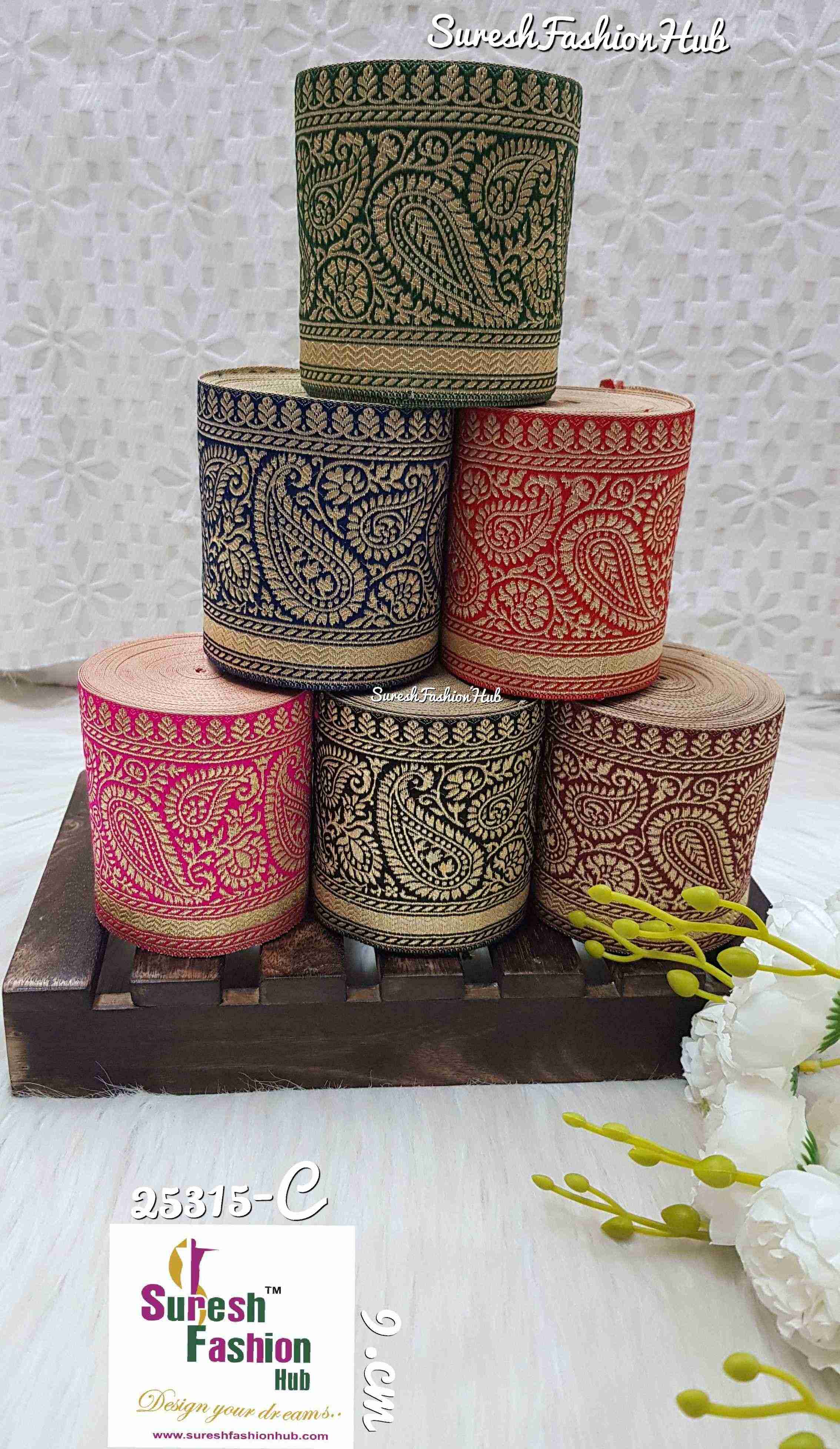 Red Rouge Banarasi Lace