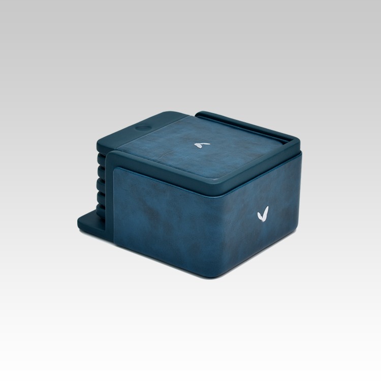 Rectangular Coasters - Set of Six - Moderno - Blue