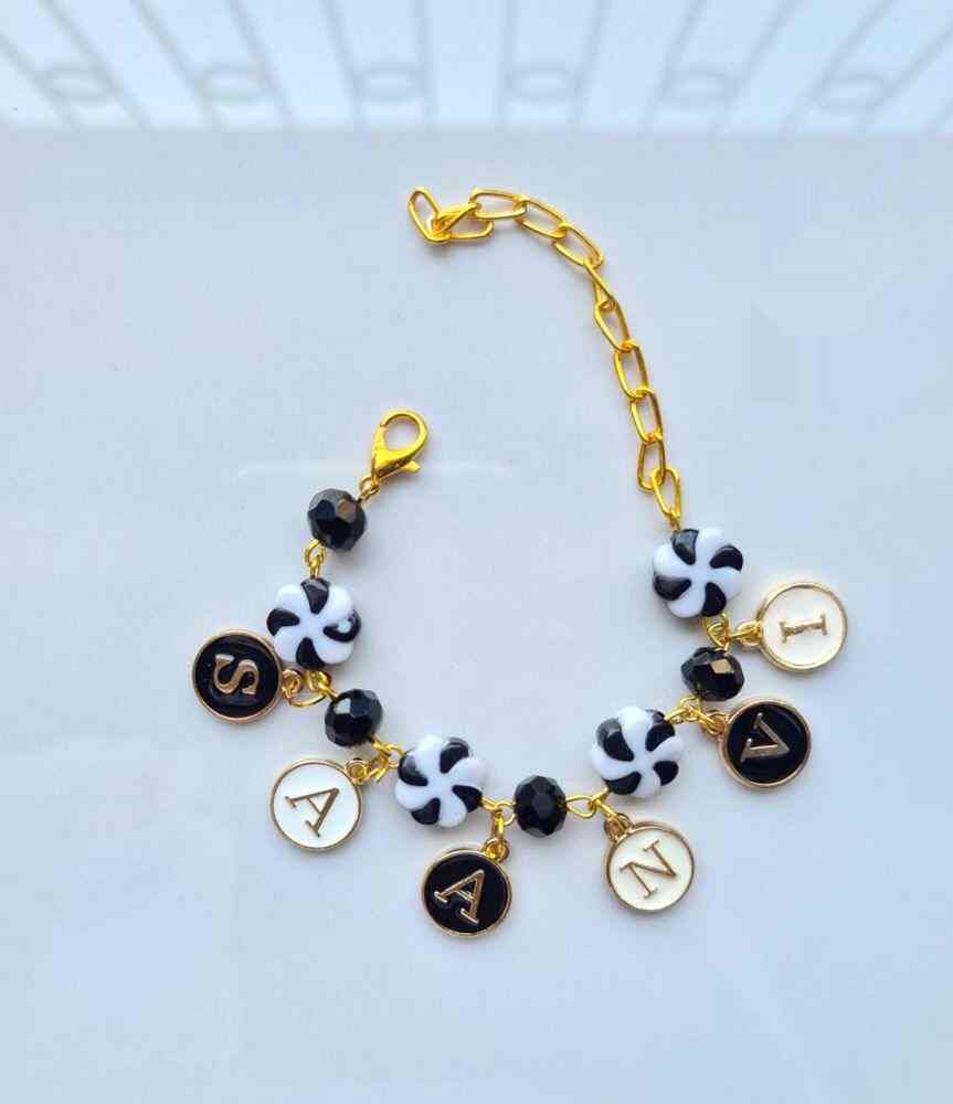 New MONOCHROME bracelets upto 5 letters