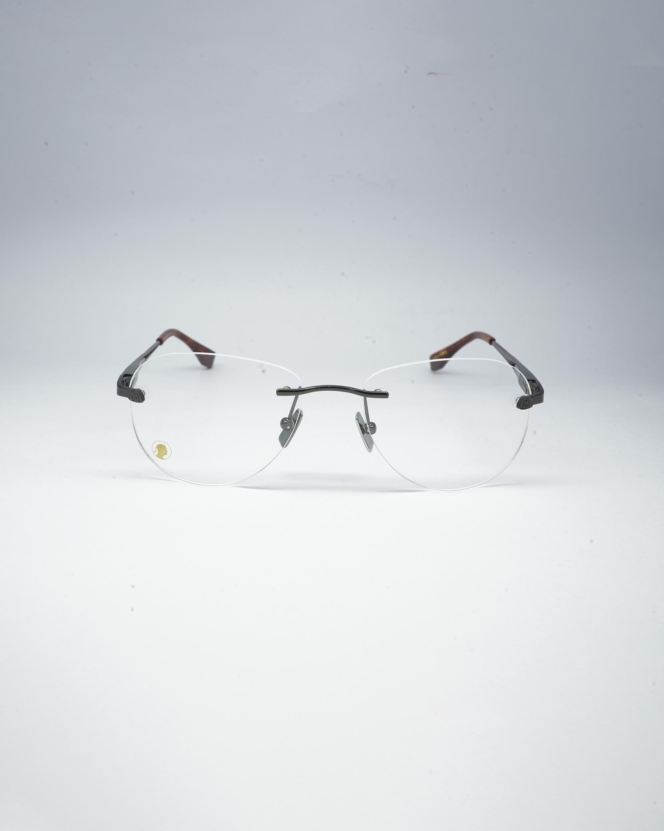 Yin Gun Metal With Demi Tips Spectacles