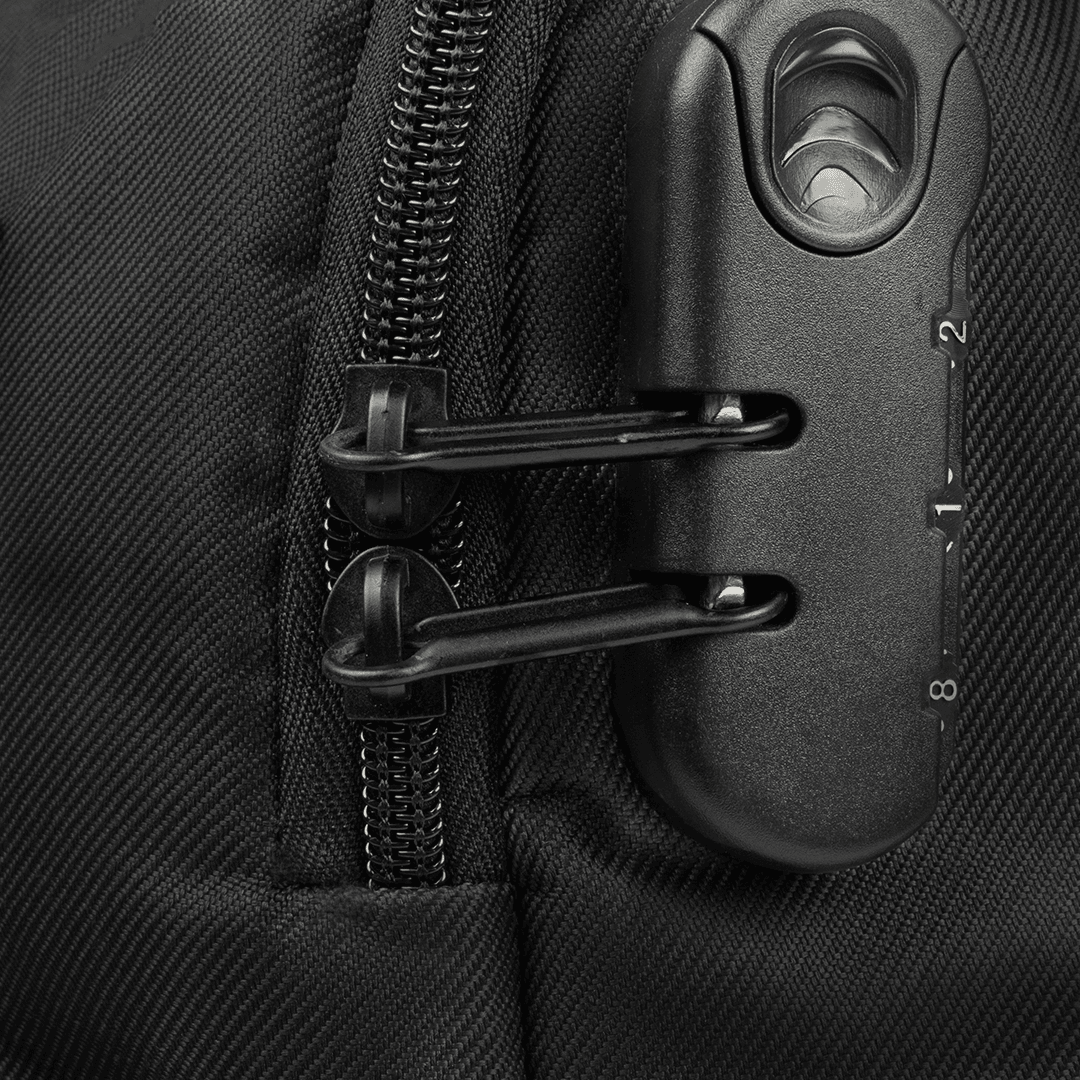 Black Laptop Backpack (USB Charging Port) | Premium Office Laptop Bag for Men/Women