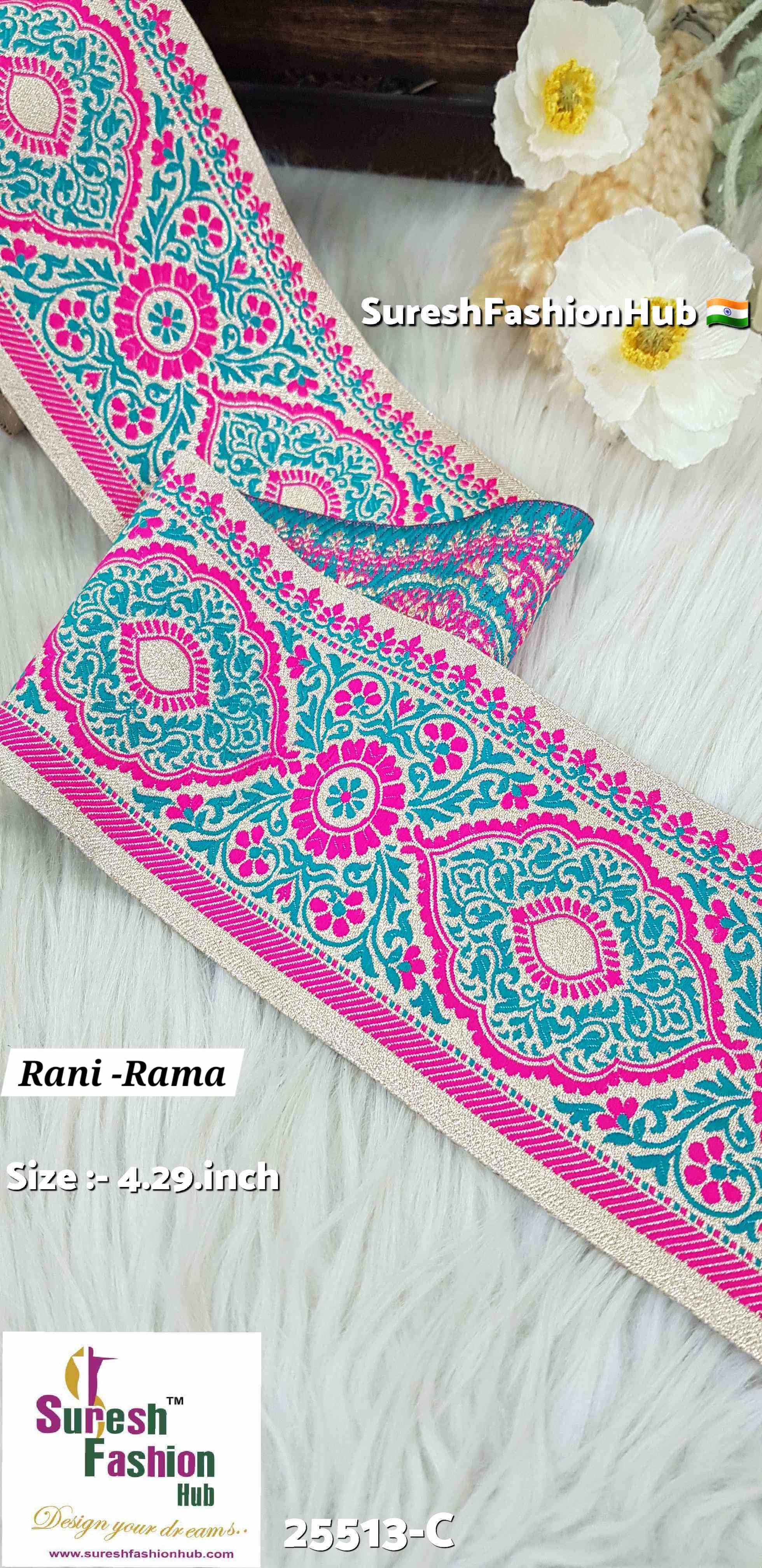 Rani-Rama Heritage Banarasi Lace
