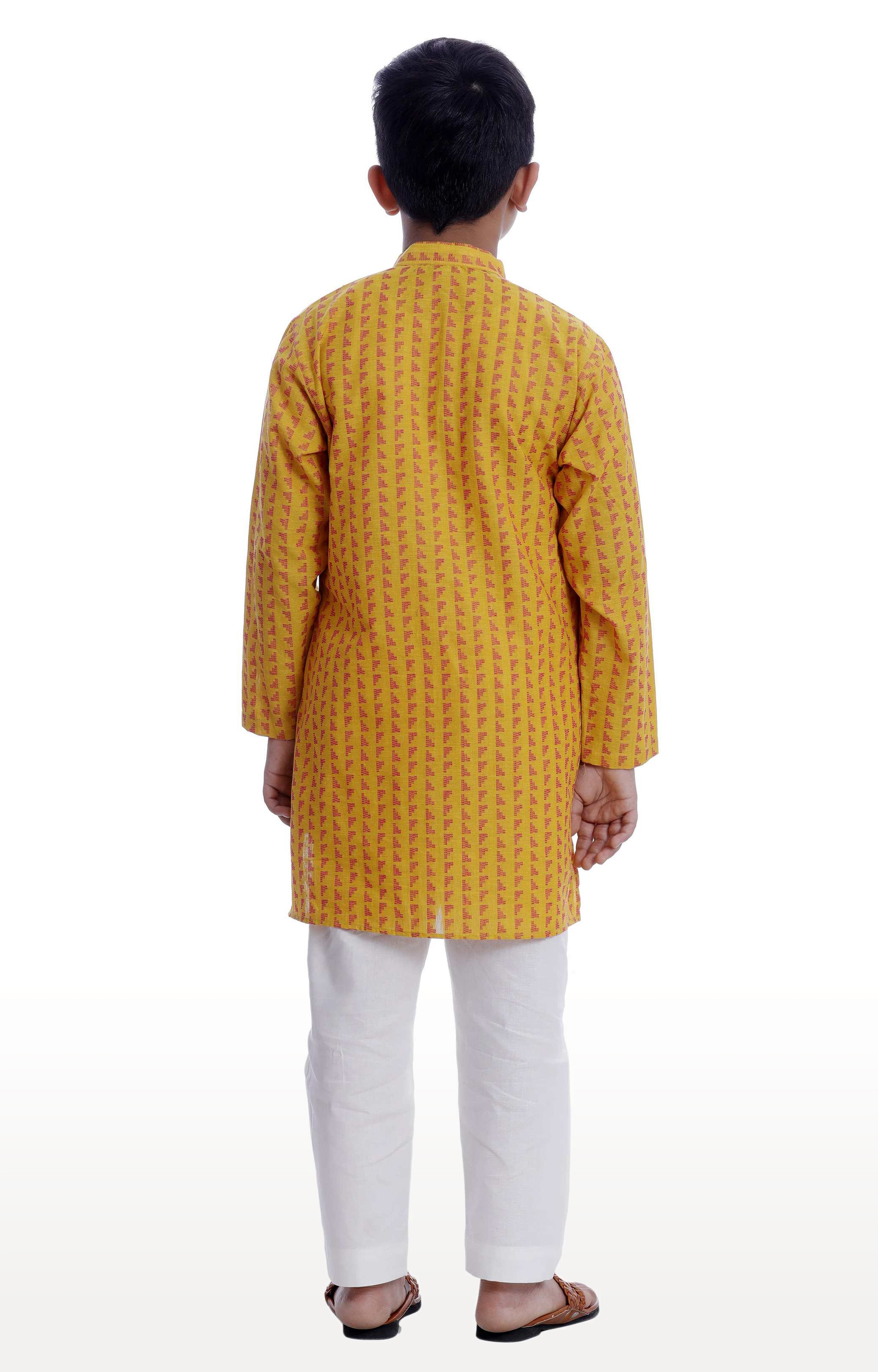Soulfully Indian | Yellow Printed Kurta Sets 2