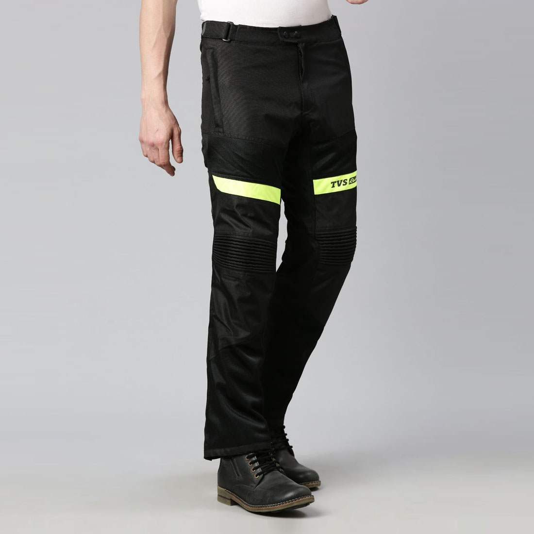 TVS Racing | Riding Pant | Black & Neon | Size Medium