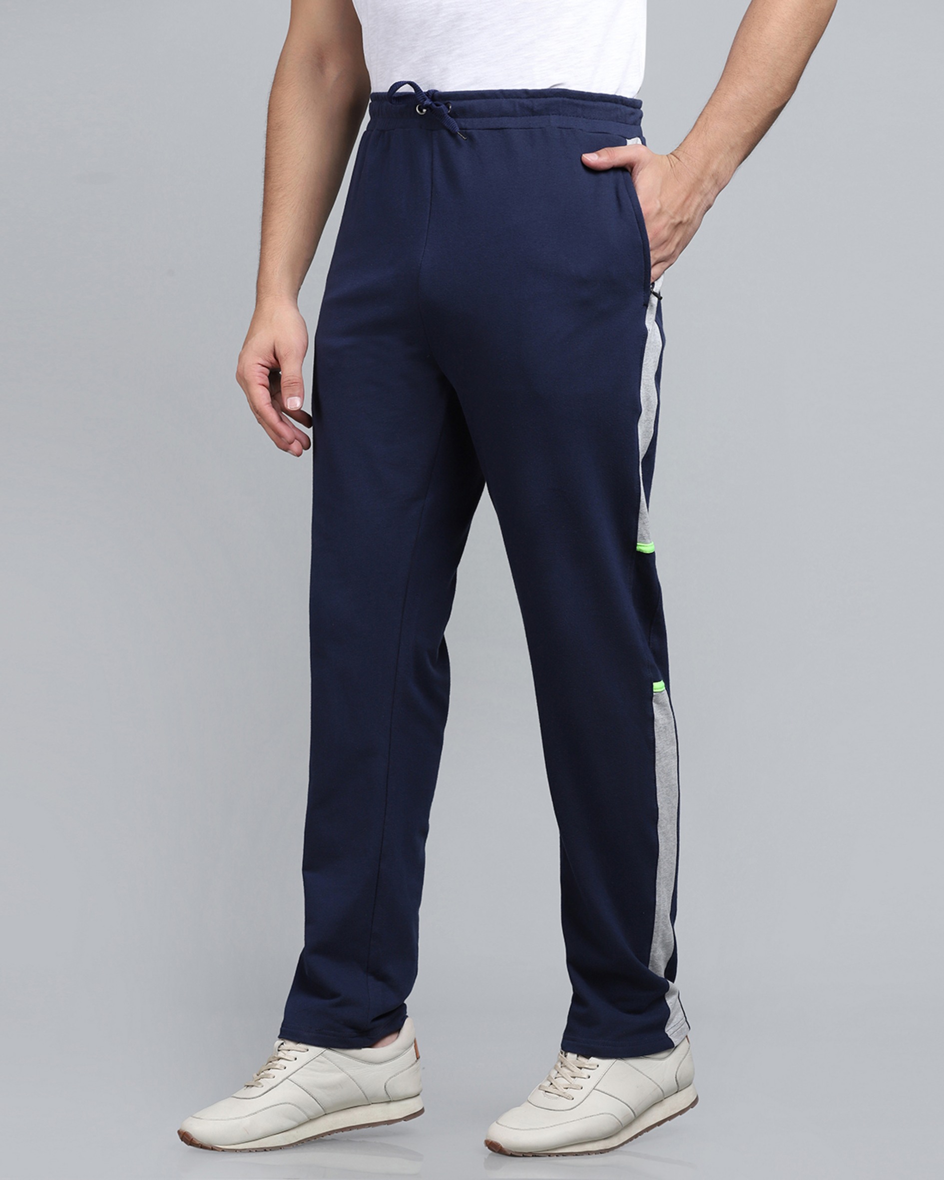 Navy Blue Casual Joggers