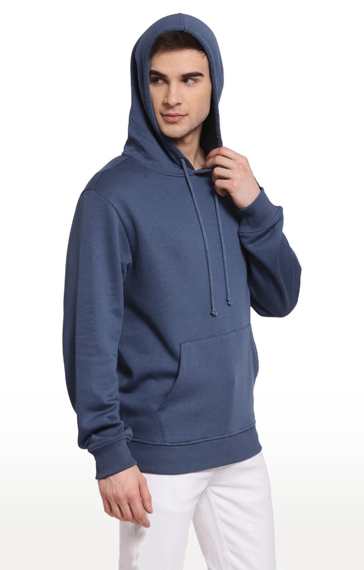 Cotton solid hoodie clearance