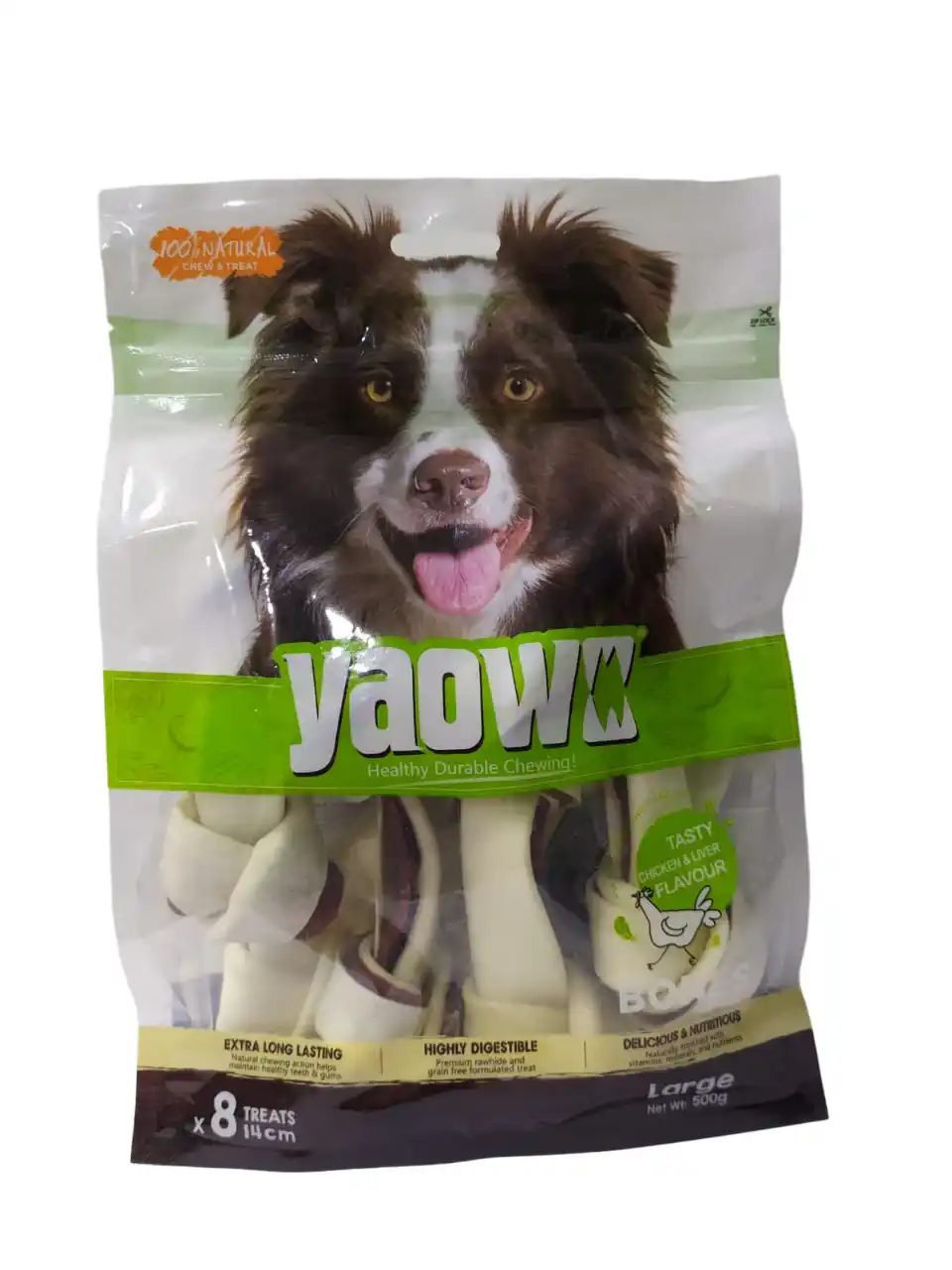 Gnawlers 6 Inch Knotted Bone For Dogs 500g