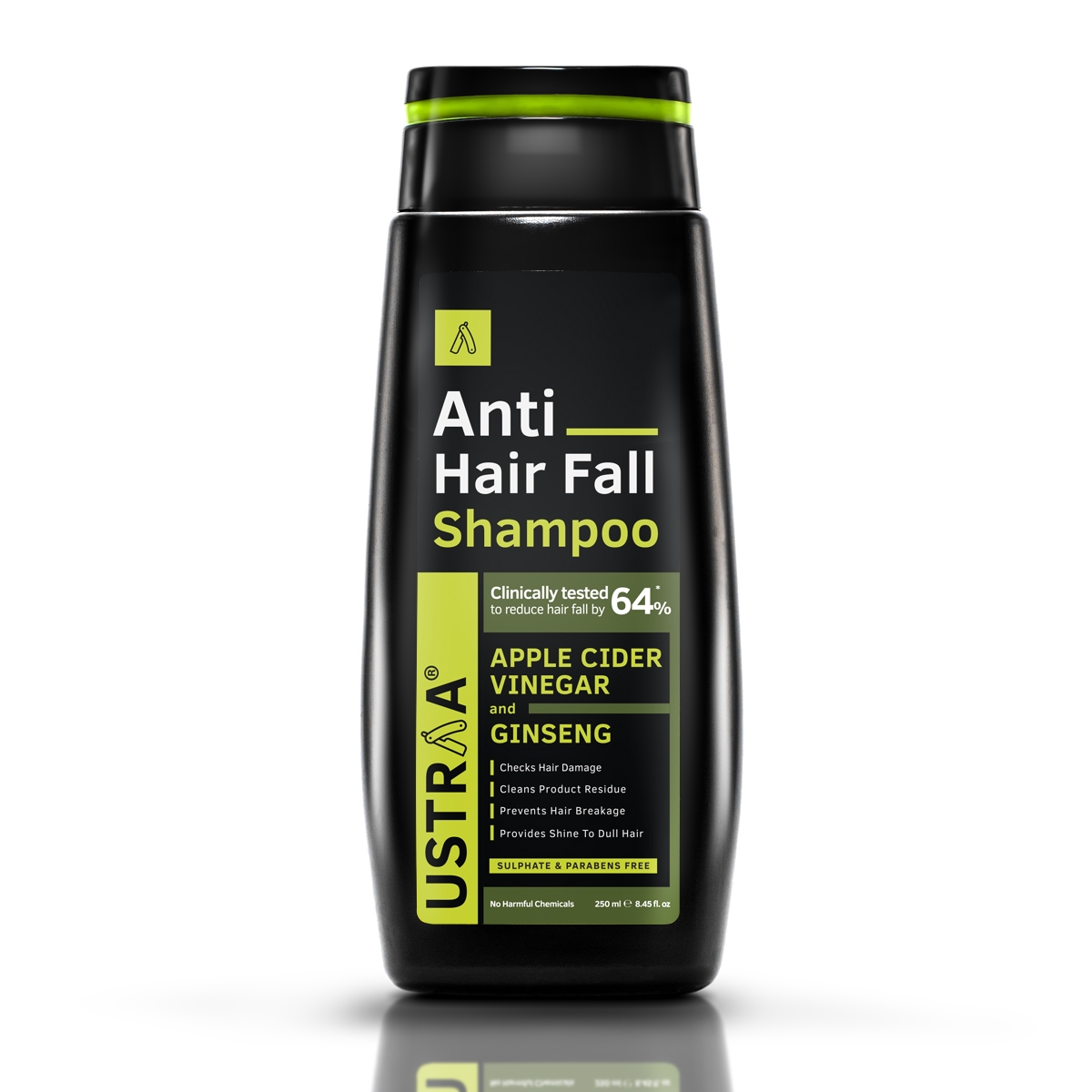 Ustraa | Ustraa Anti Hair Fall With Apple Cider Vinegar Shampoo, 250ml 0