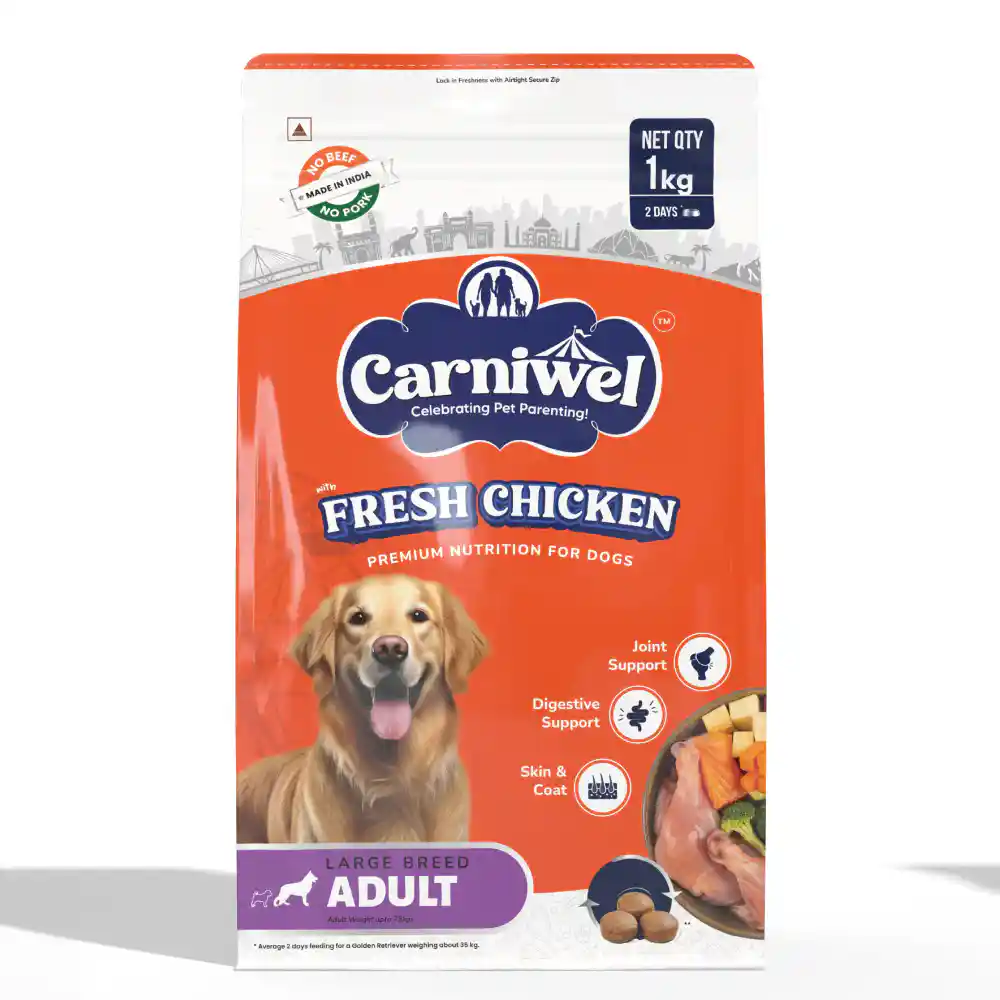 Carniwel Fresh Chicken Adult Large dogs 1KG – (Best Before May’26)