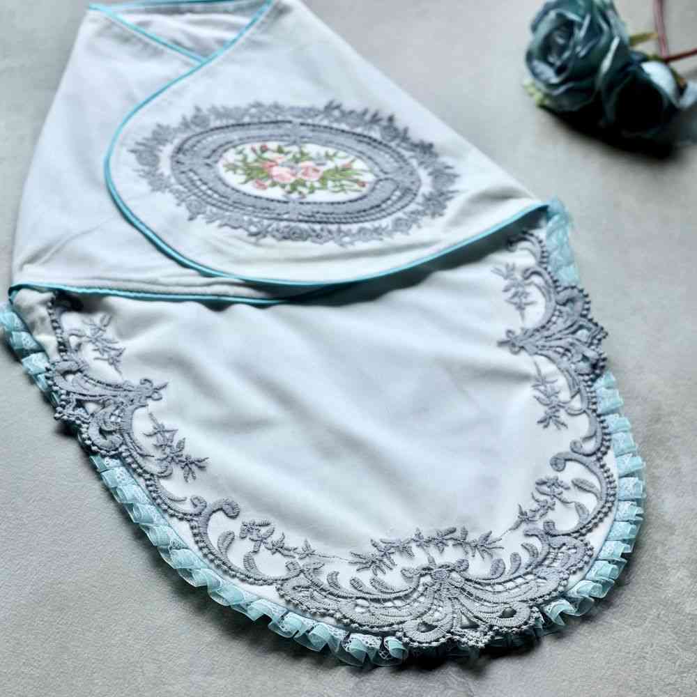 Tranquil Blue Snuggle Swaddle Wrap