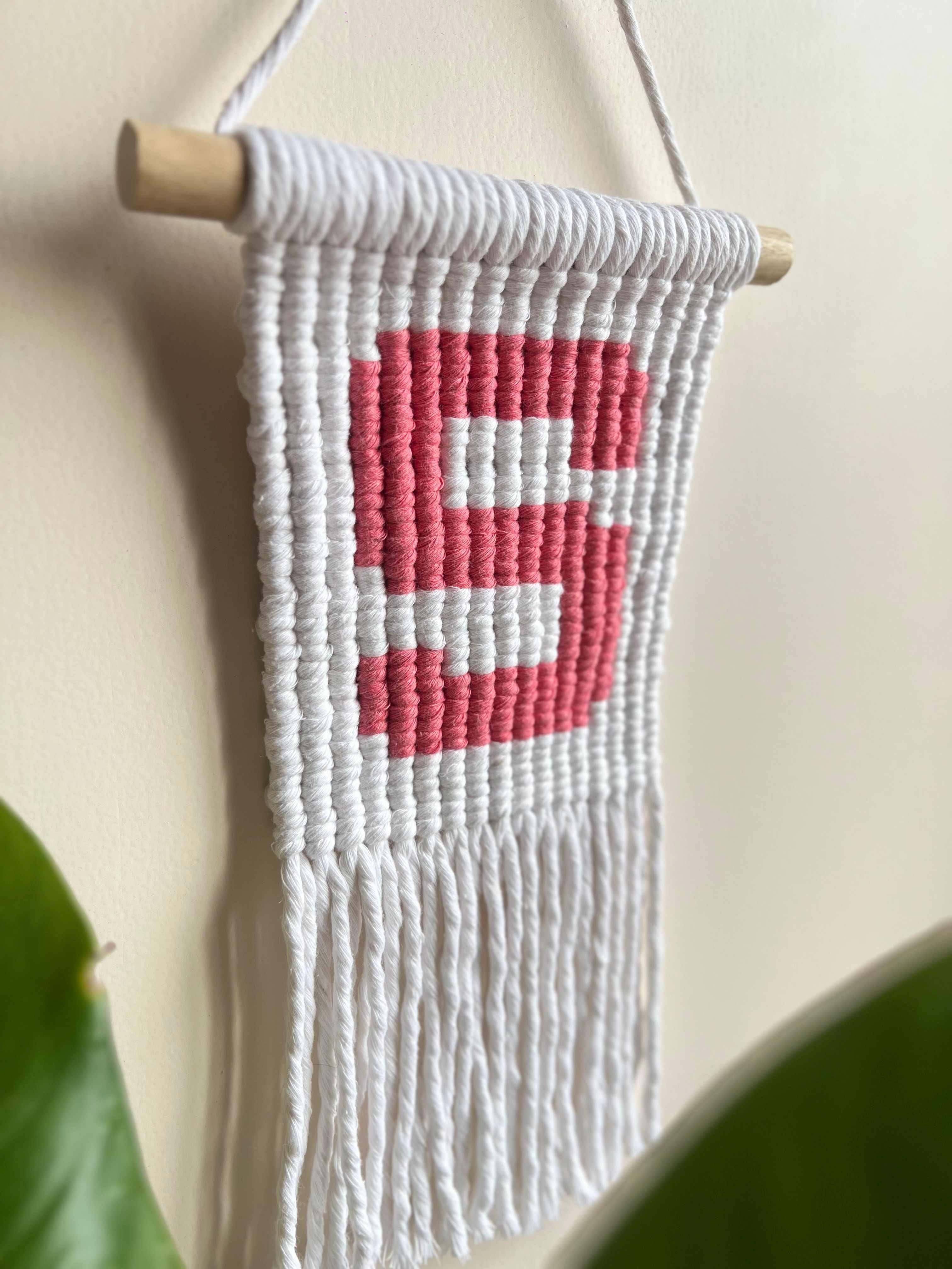 Macrame Customised Letter Wall hanging