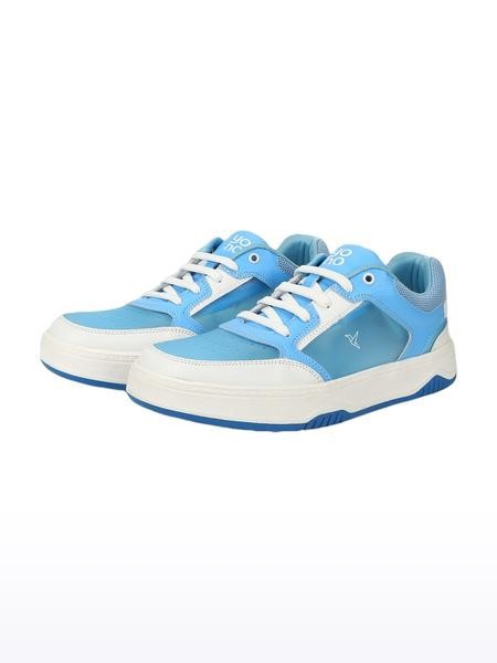 Women's Blue Solid Closed Toe TPU Sneakers