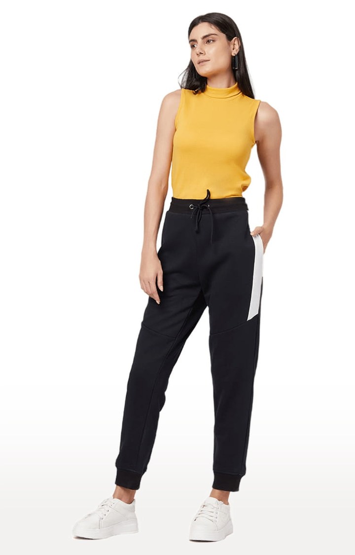Women's Mustard Cotton Blend Solid Tank Top