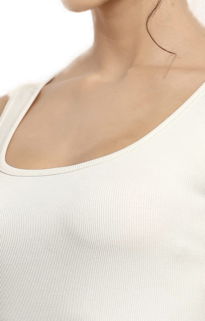 YOONOY | Women's White Cotton Solid Bodycon Dress 3