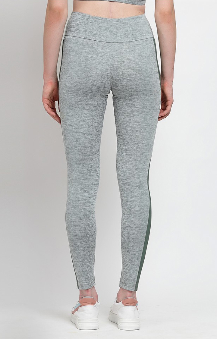 Cotton jersey leggings - Light grey - Ladies | H&M IN
