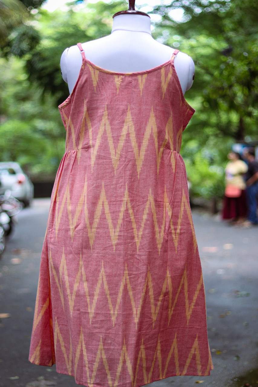 Ikkat Orange