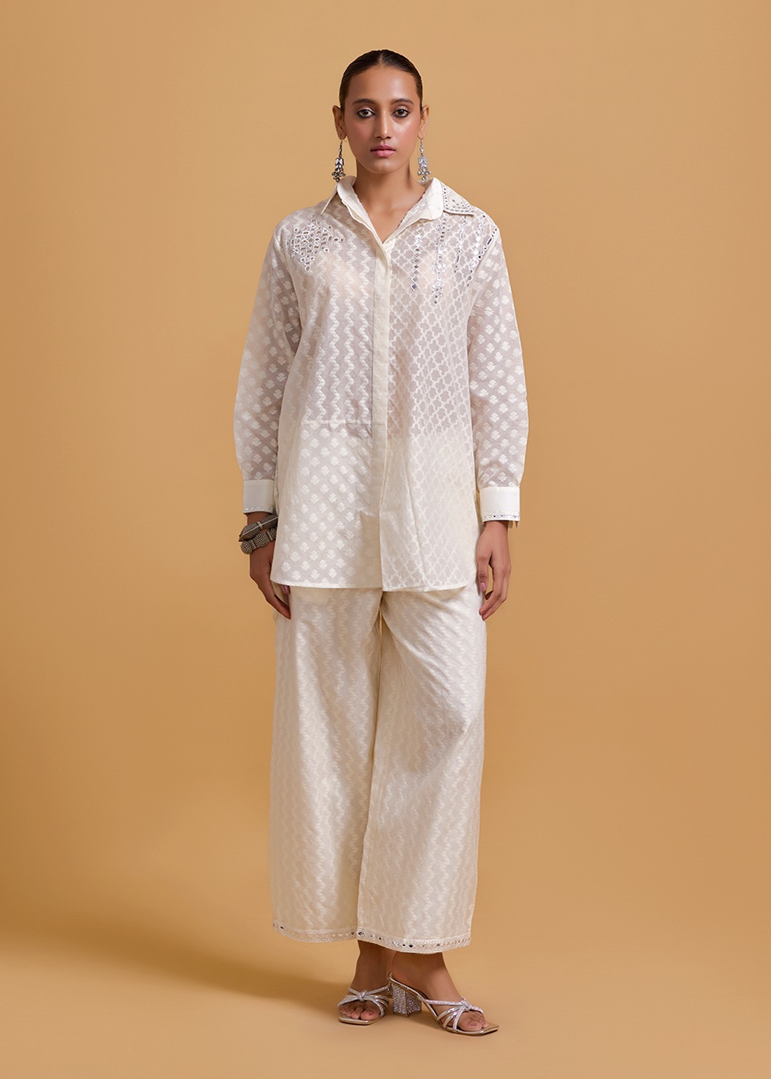 Azra Mirror Offwhite Shirt